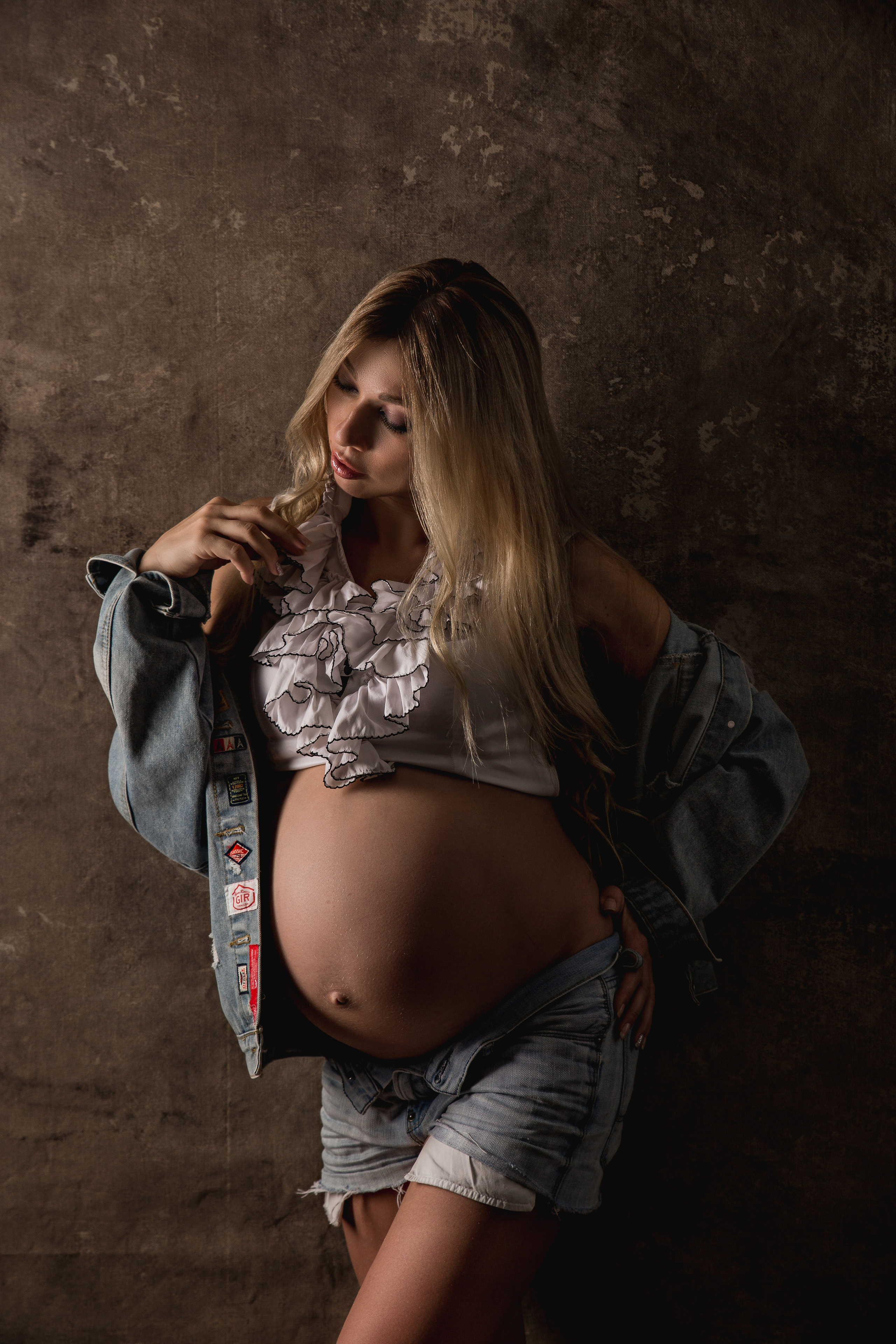 Фотосессия беременности «В ОЖИДАНИИ». Фотосессия новорожденного в Москве Newborn Angel