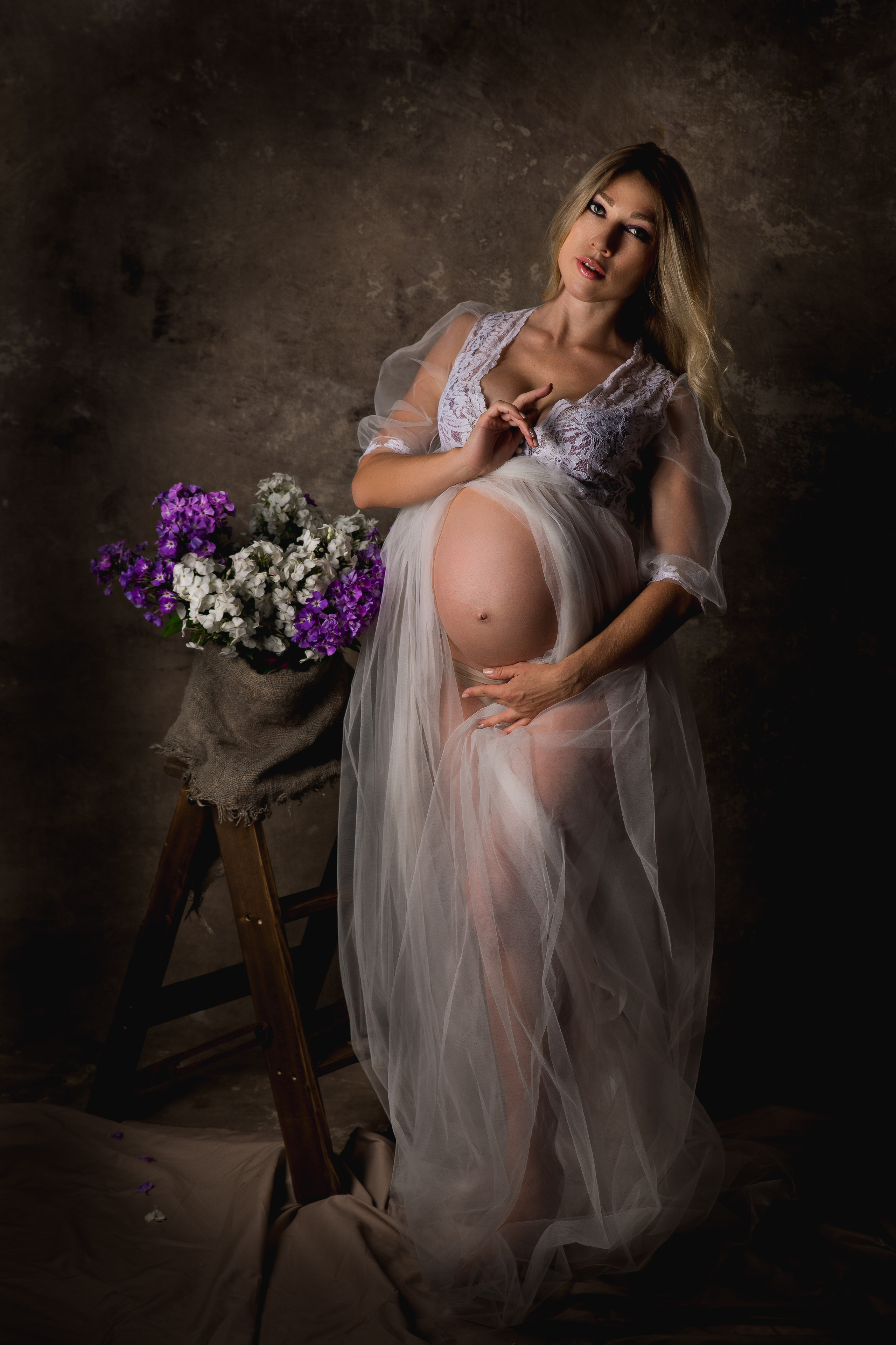 Фотосессия беременности «В ОЖИДАНИИ». Фотосессия новорожденного в Москве Newborn Angel