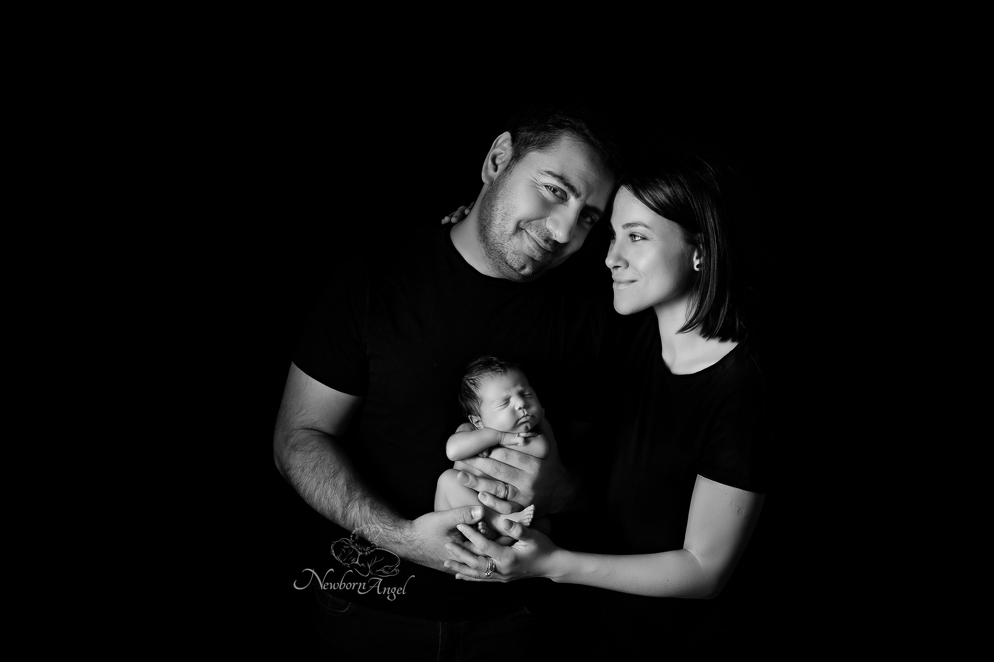 Новорожденный с родителями  