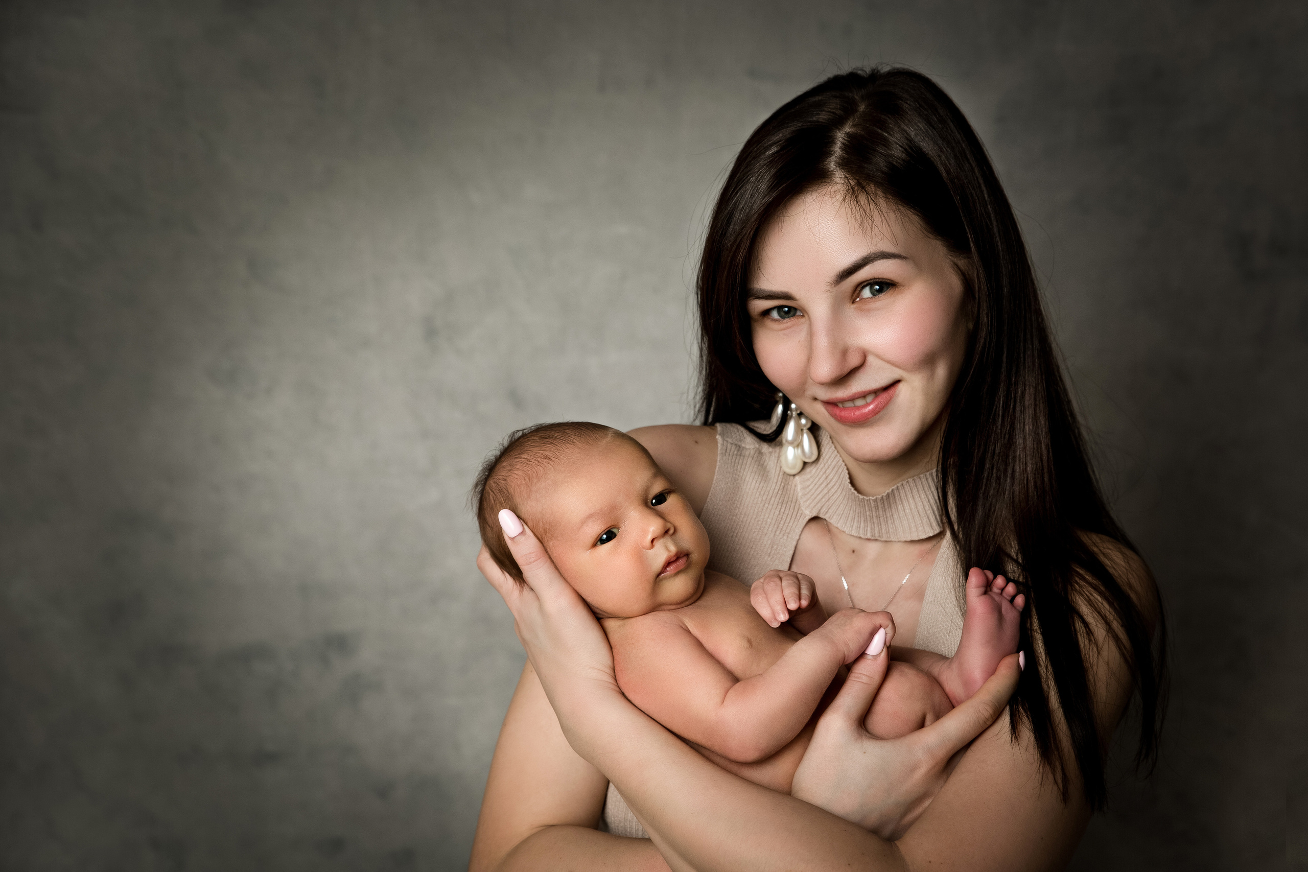 Фотографии с родителями. Фотосессия новорожденного в Москве Newborn Angel