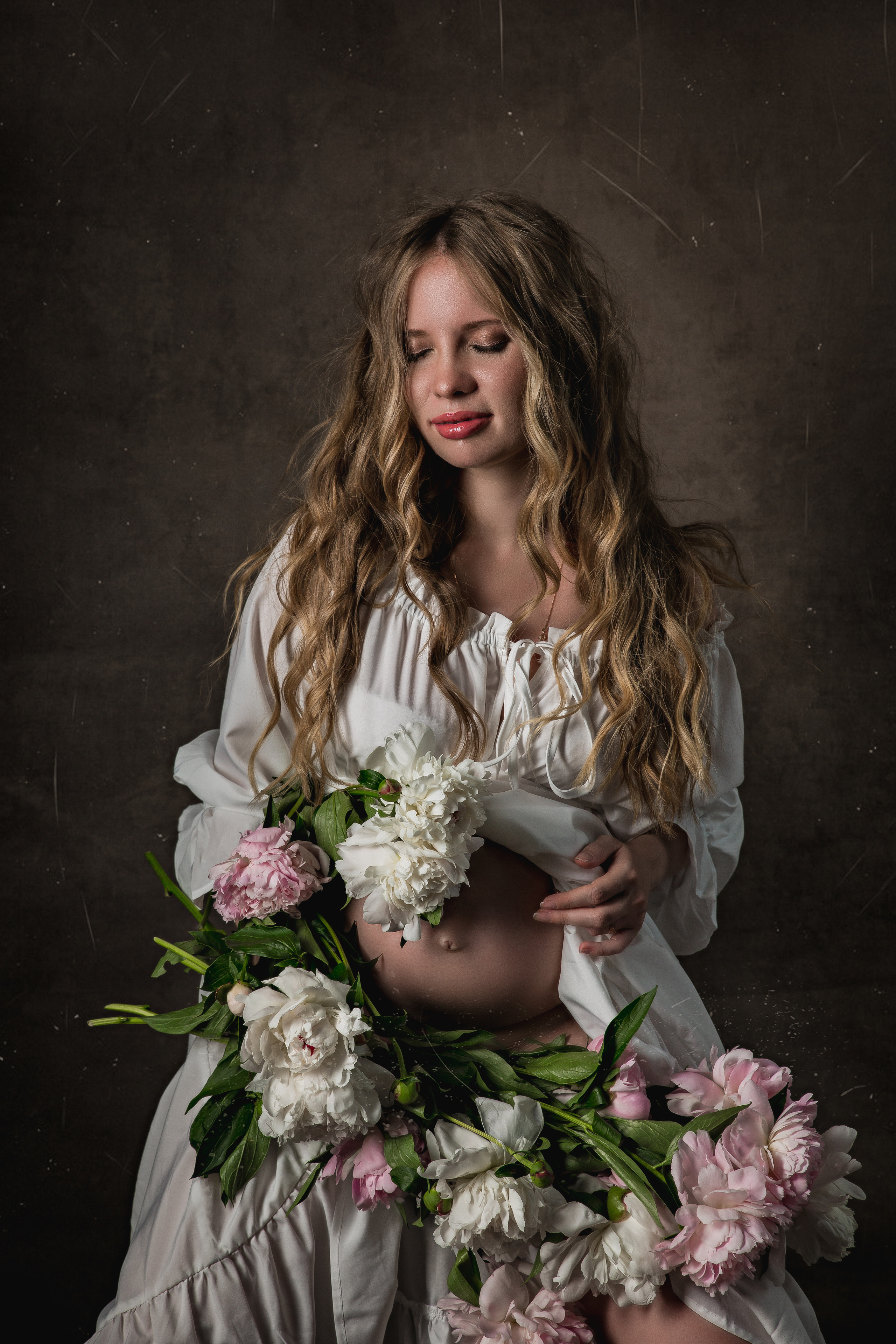 Фотосессия беременности «В ОЖИДАНИИ». Фотосессия новорожденного в Москве Newborn Angel