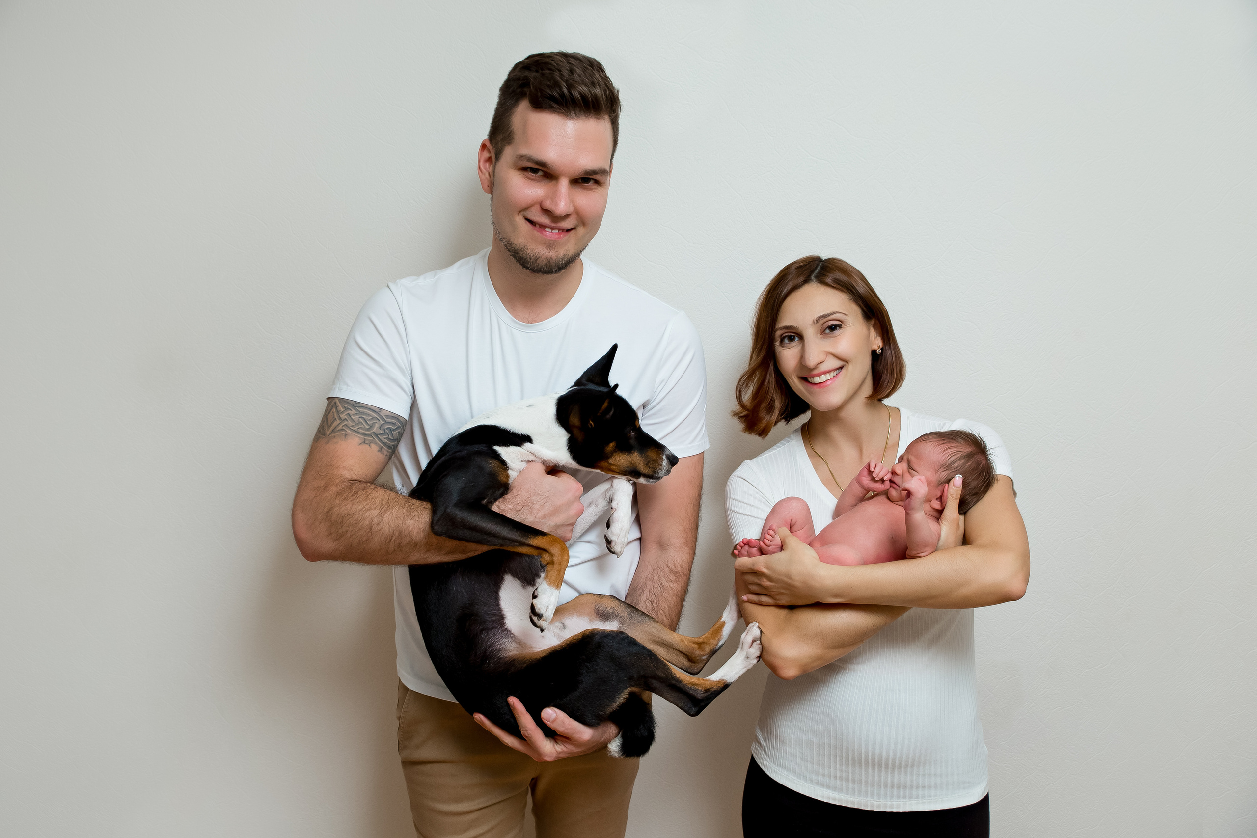 Фотографии с родителями. Фотосессия новорожденного в Москве Newborn Angel