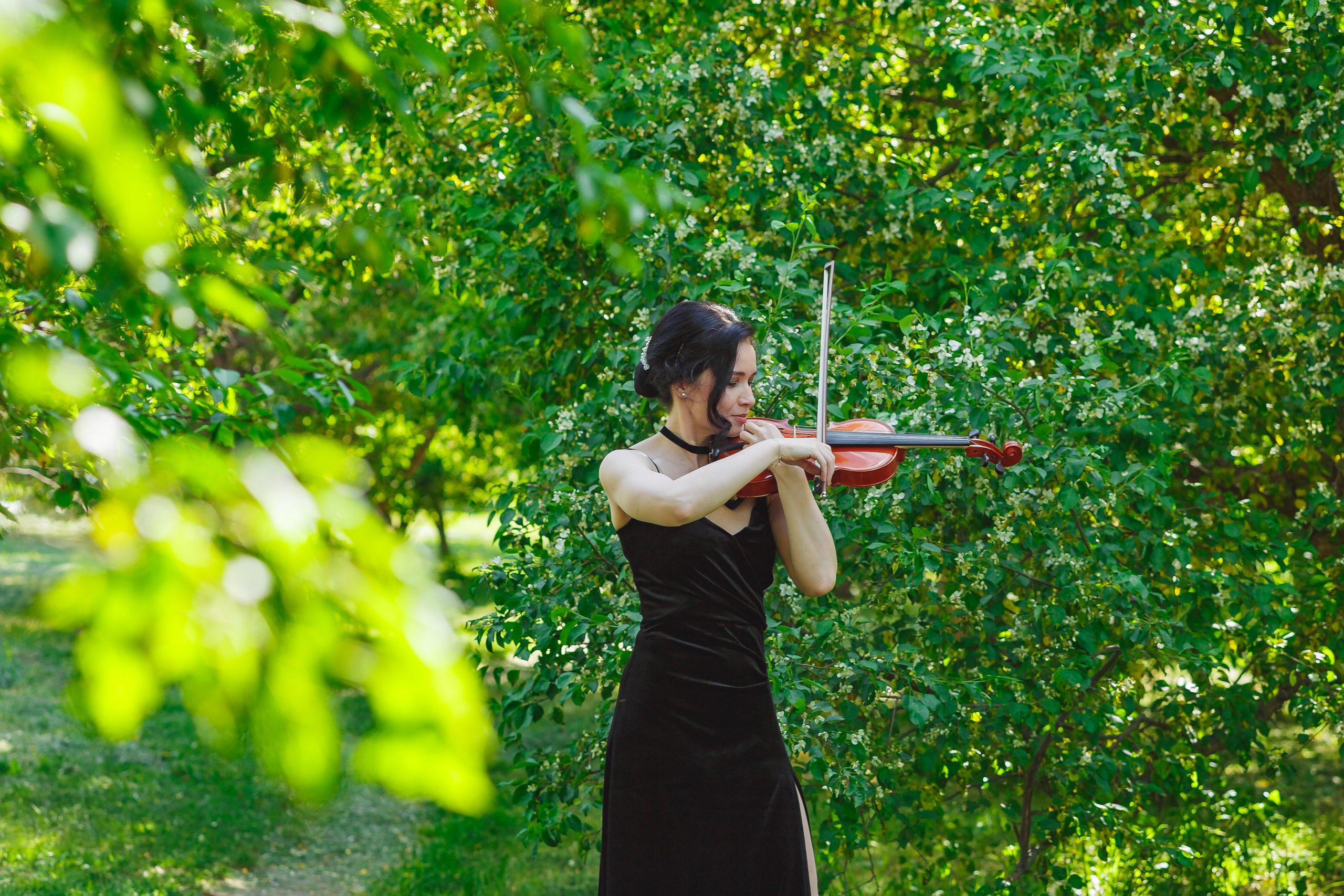 Скрипка и немножко томно; -). Семейный фотограф в Екатеринбурге