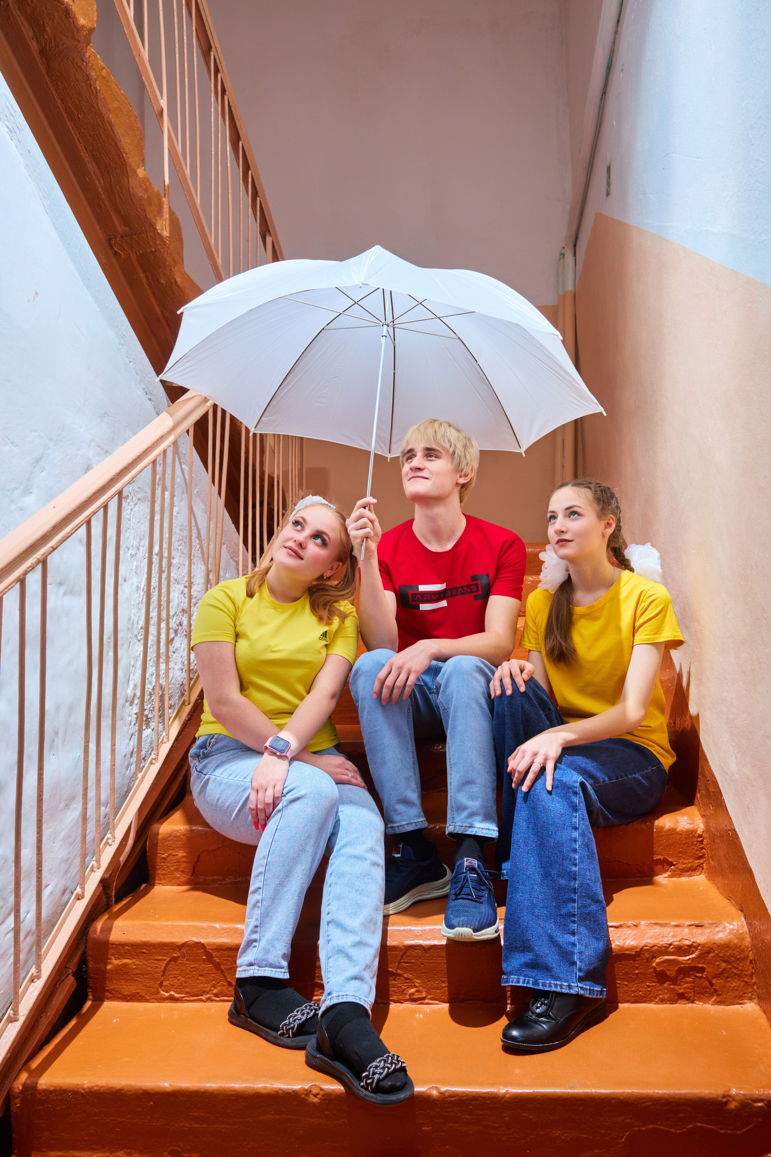 Съемка в школе Борска