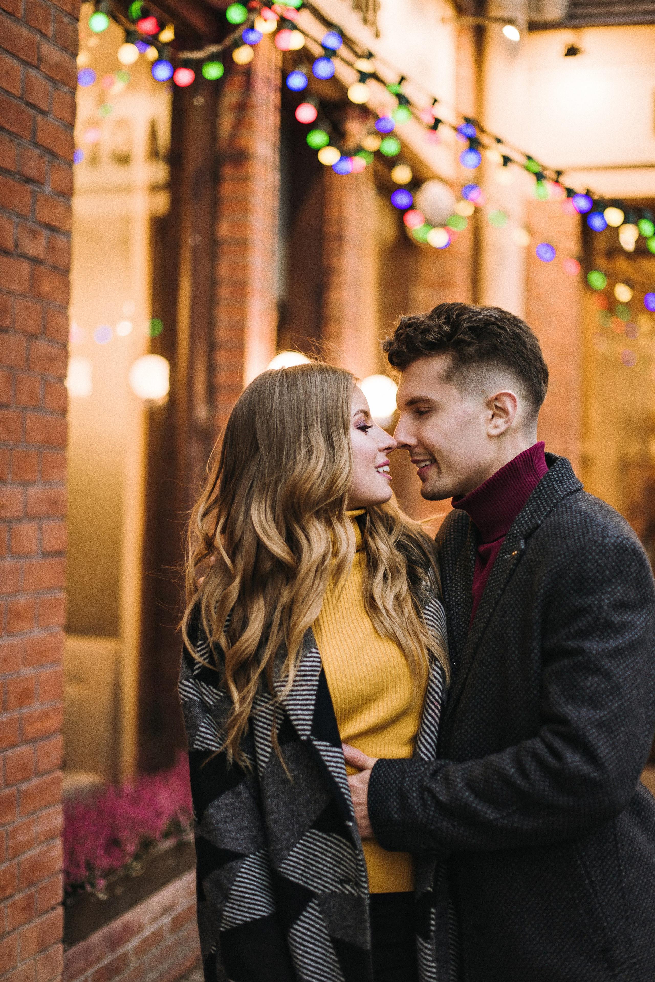 Настя и Игорь. Вечерний центр. Свадебный фотограф в Санкт-Петербурге София Шубик