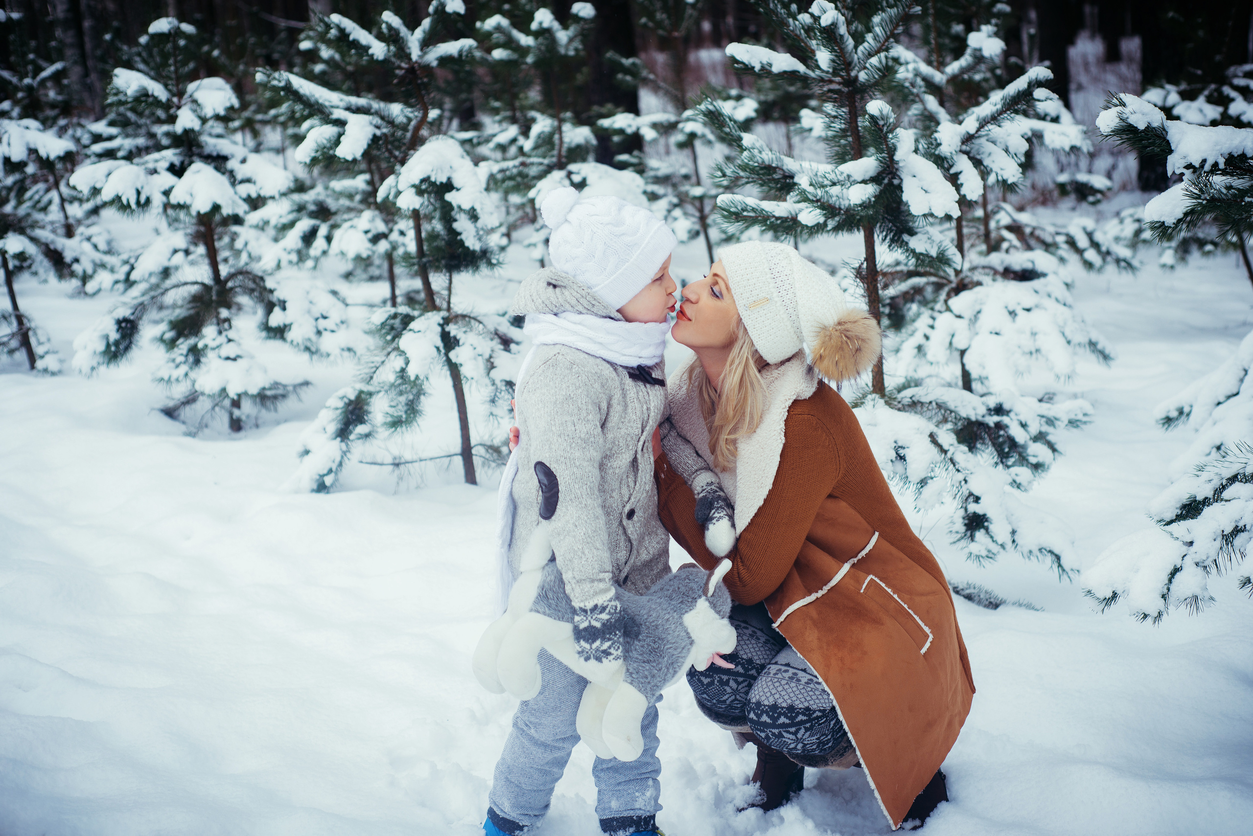 Зимняя прогулка. Семейный и детский фотограф в Санкт-Петербурге Анна Бубнова