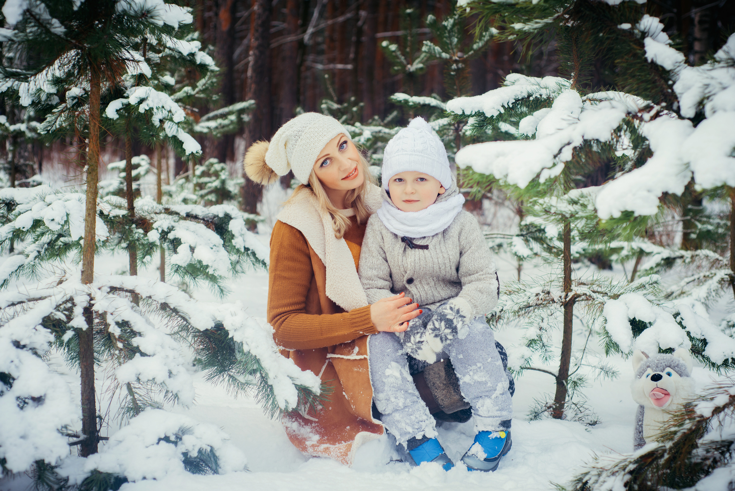 Зимняя прогулка. Семейный и детский фотограф в Санкт-Петербурге Анна Бубнова