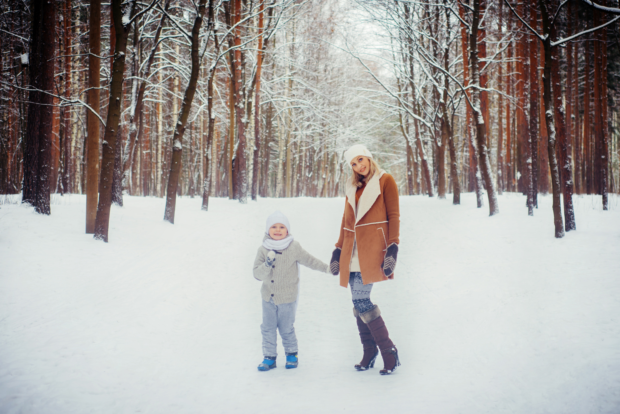 Зимняя прогулка. Семейный и детский фотограф в Санкт-Петербурге Анна Бубнова