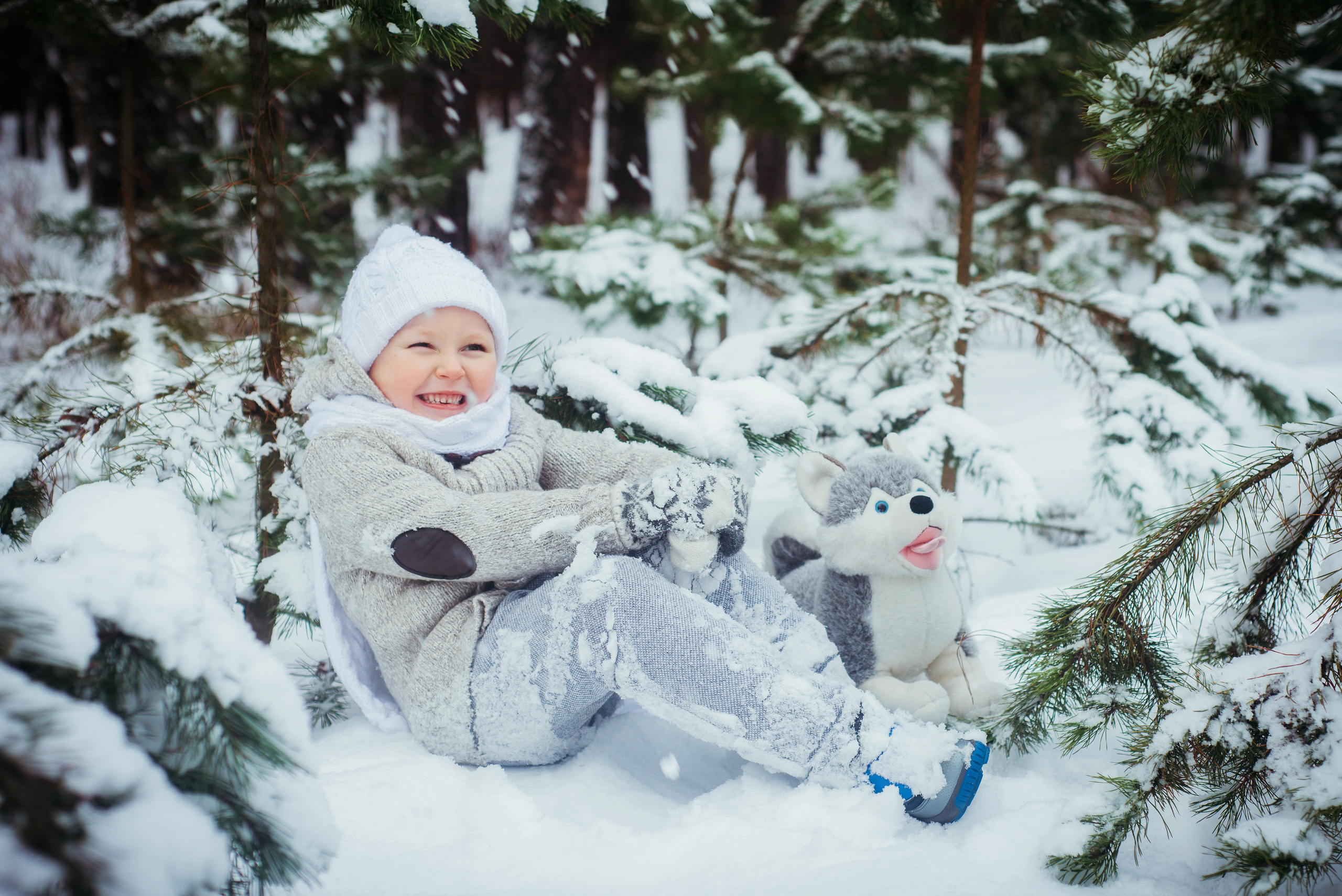 Зимняя прогулка. Семейный и детский фотограф в Санкт-Петербурге Анна Бубнова