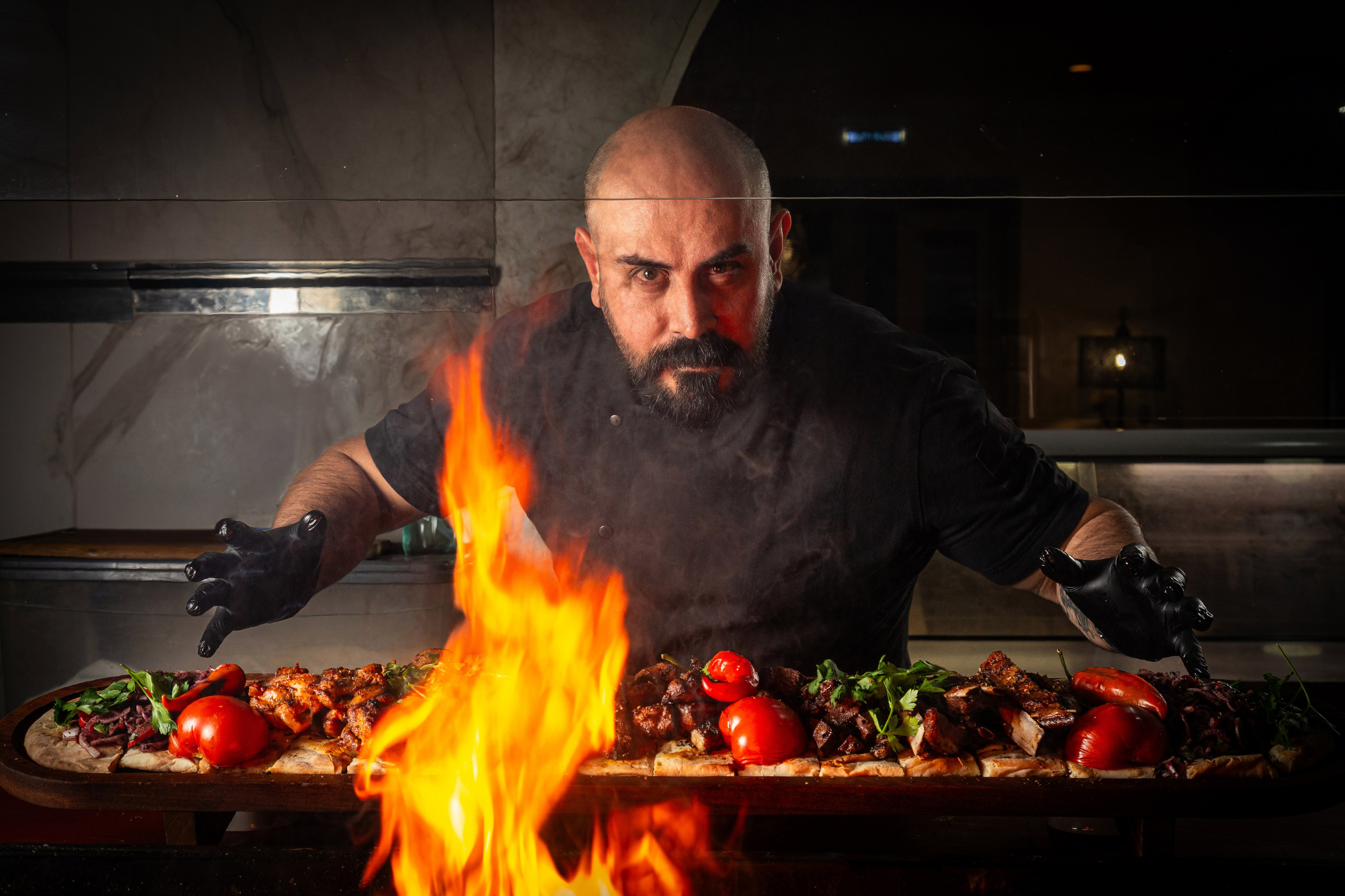 Фотосессия для шеф-повара ресторана Coban. Фотограф в Атырау Максим Стадниченко