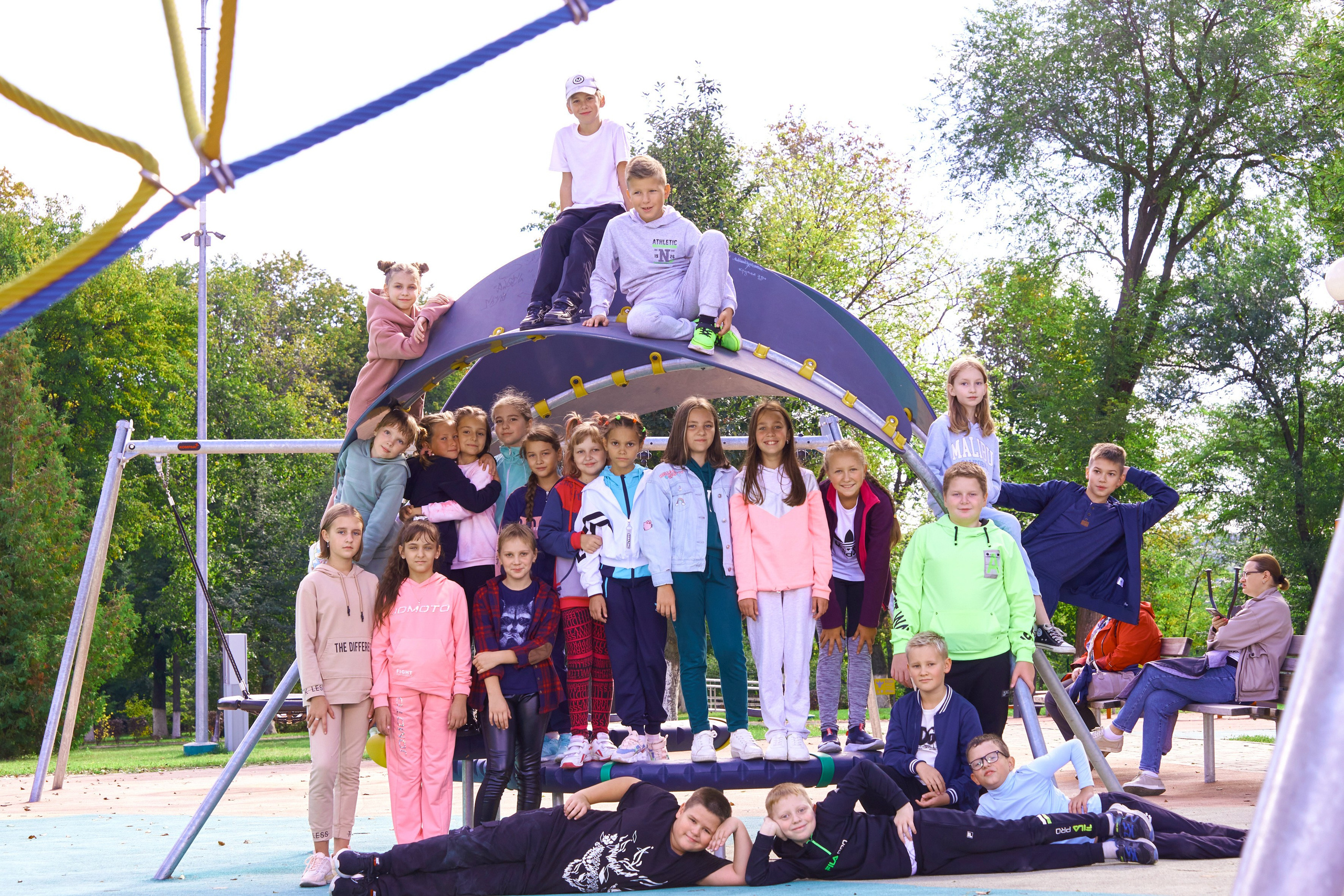 Съёмка в парке осенью. 4 класс. Childrenfoto.ru