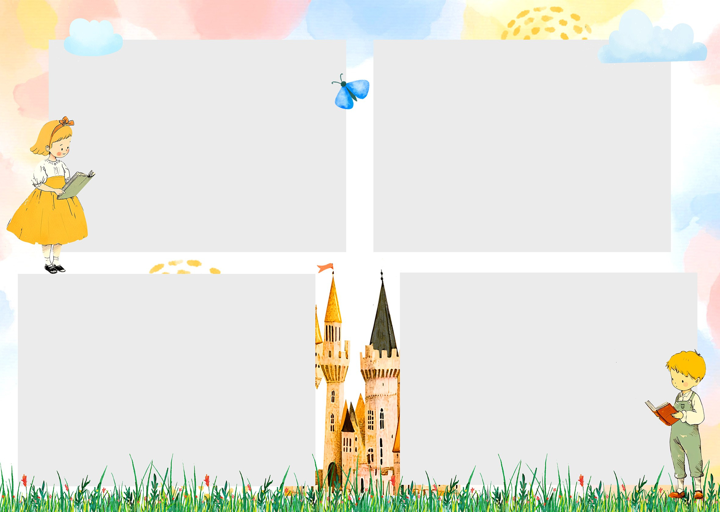 ШАБЛОНЫ сказка. Яковлева Екатерина. Школьный и семейный фотограф