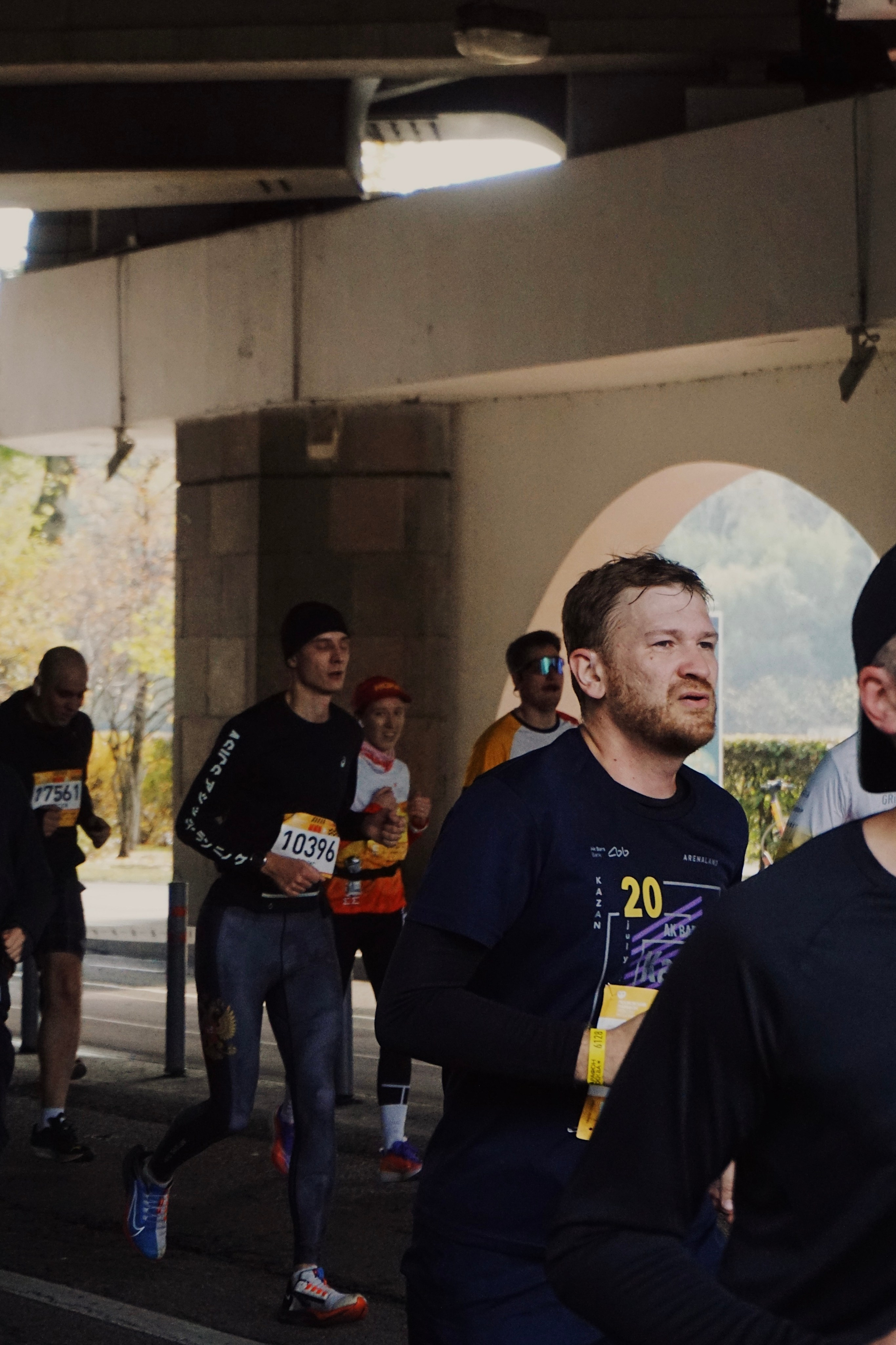 Московский марафон. Татьян гертье