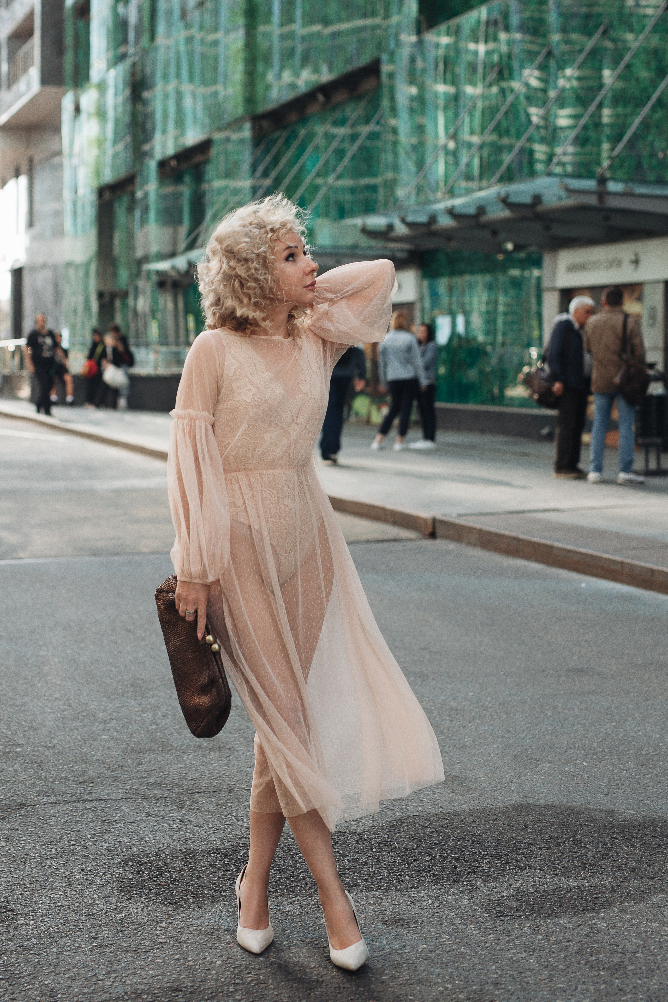 Аня в Moscow City. Семейный фотограф в Москве Марина Петра