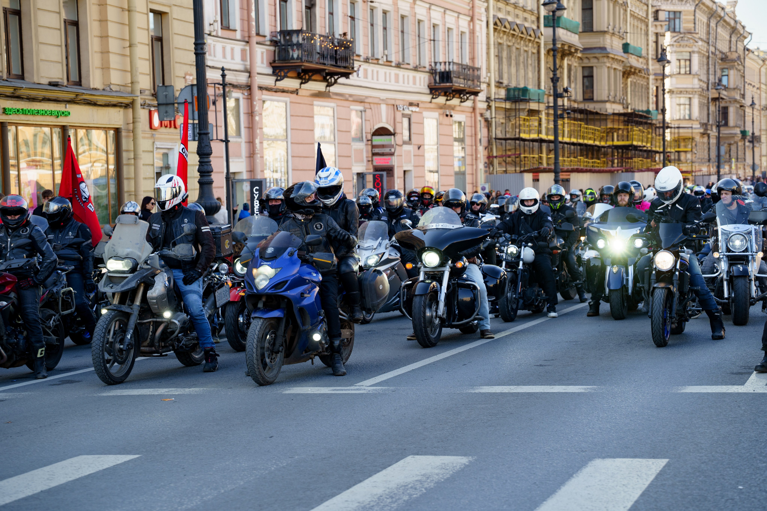 Прохват мотоклуба Norman Riders ч.1. Концертный и репортажный фотограф в Санкт-Петербурге Слава Пахомов