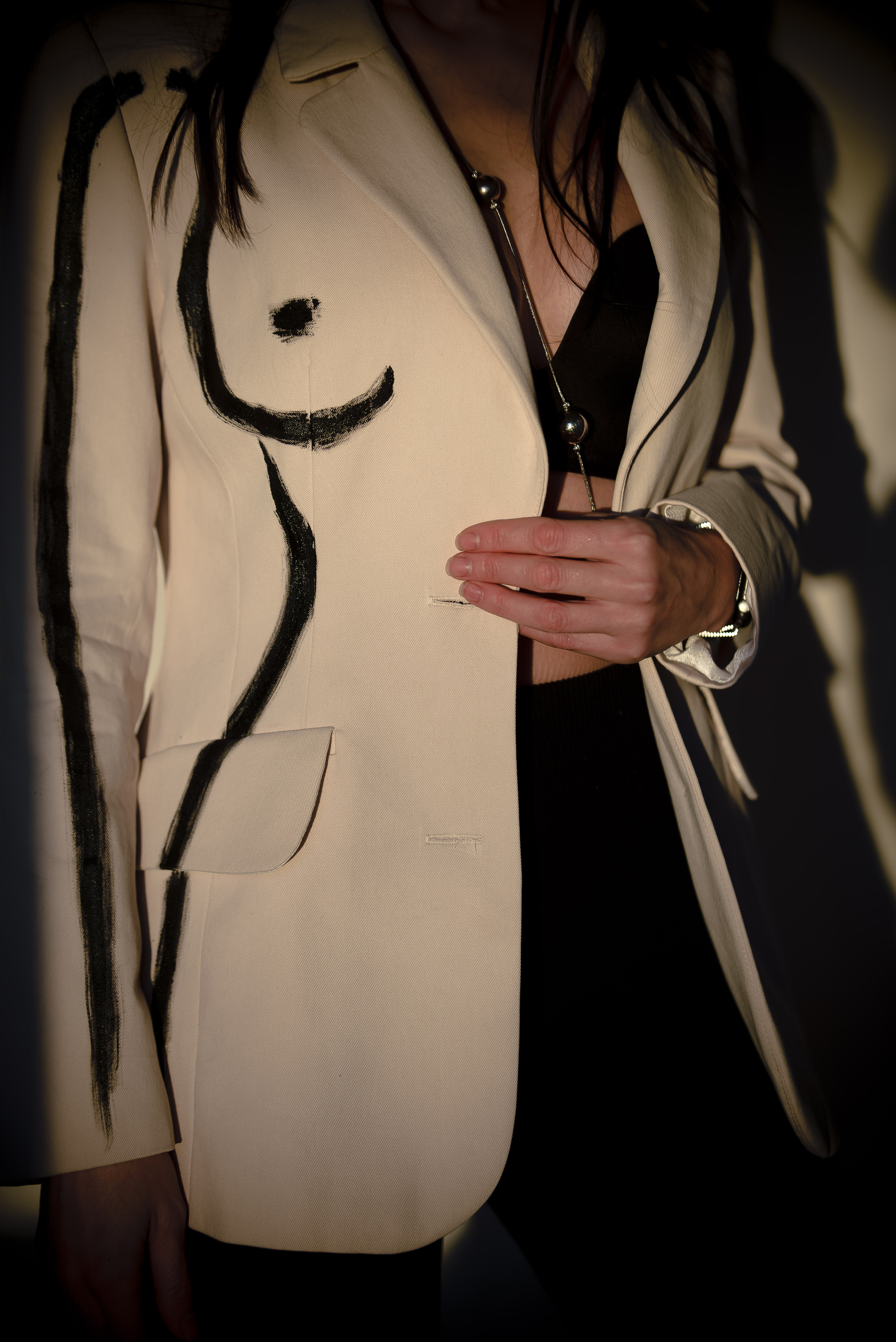 Креативный пиджак Юли. Арт-фотограф Евгений Матвиенко