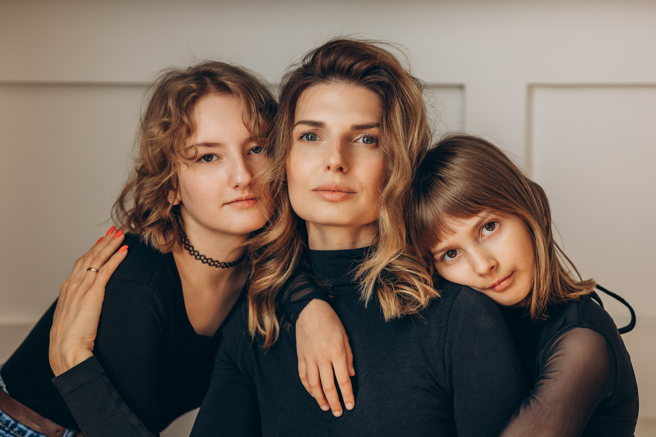 Софья, Сергей, Маша и Лера. Семейный, женский фотограф Москве Лиза Лутцева