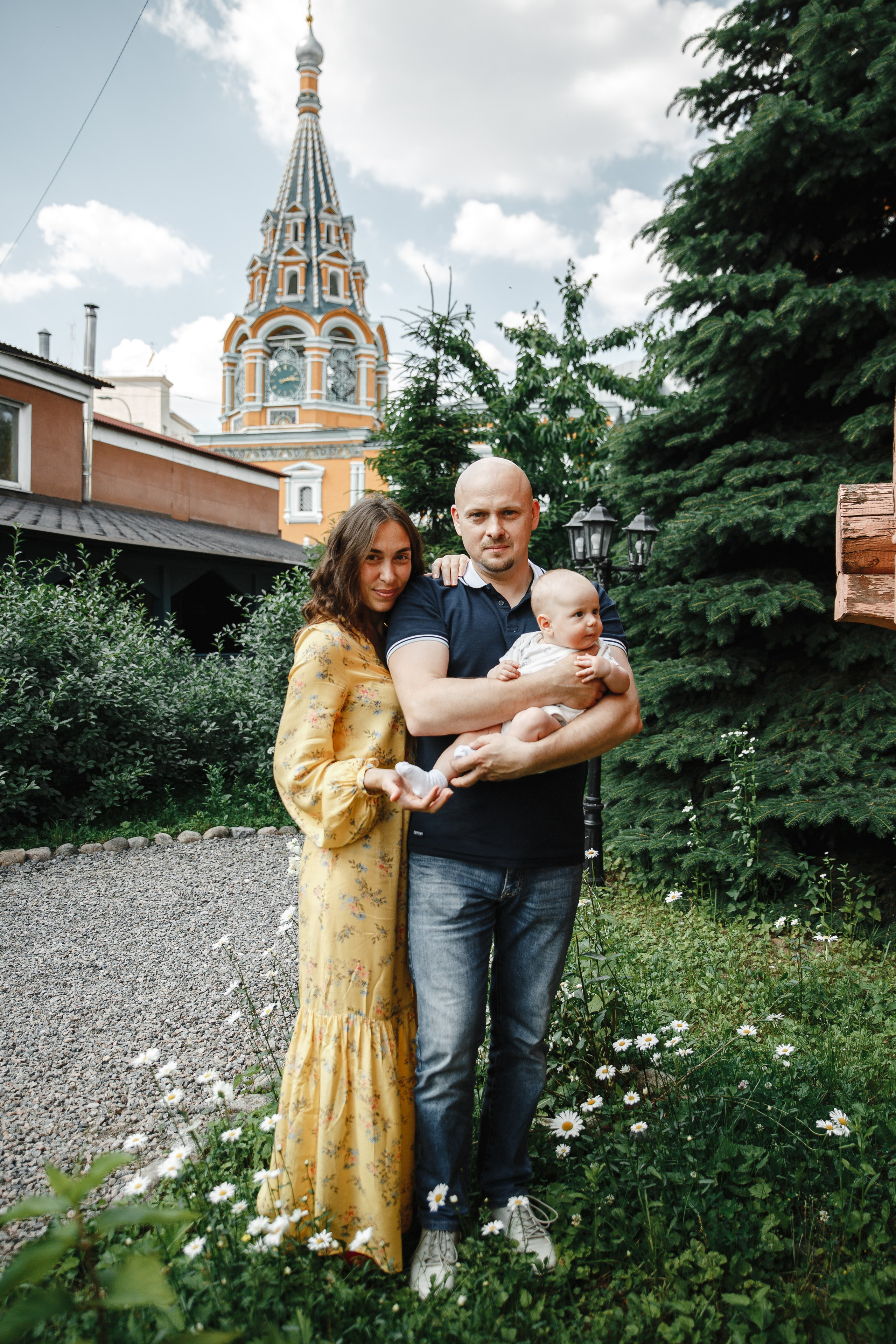 Крещение в Храме Григория Неокесарийского на Б. Полянке в Москве. Фотограф на Крещение Москва