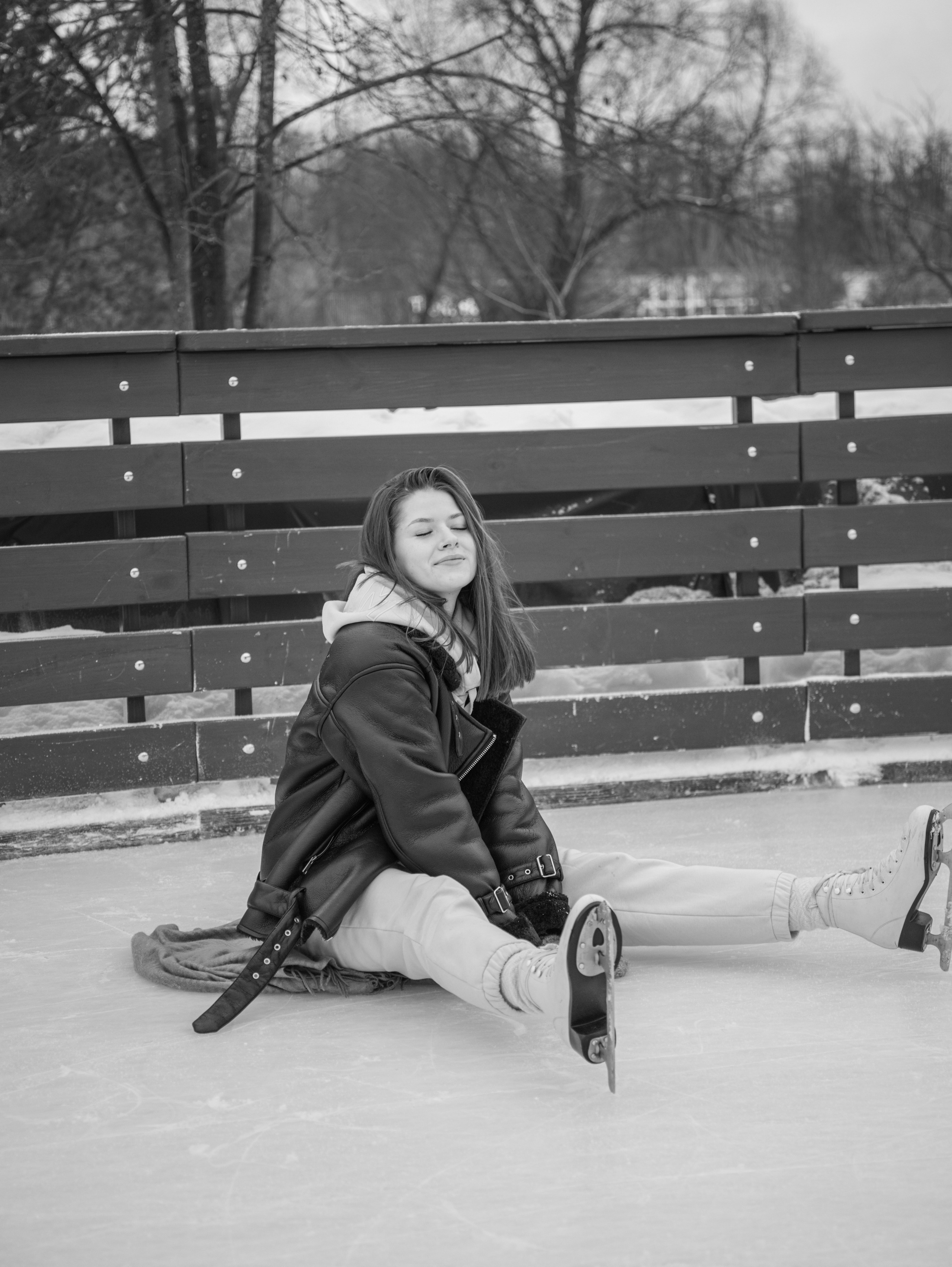 На катке. Свадебный и семейный фотограф в Москве Мила Широких