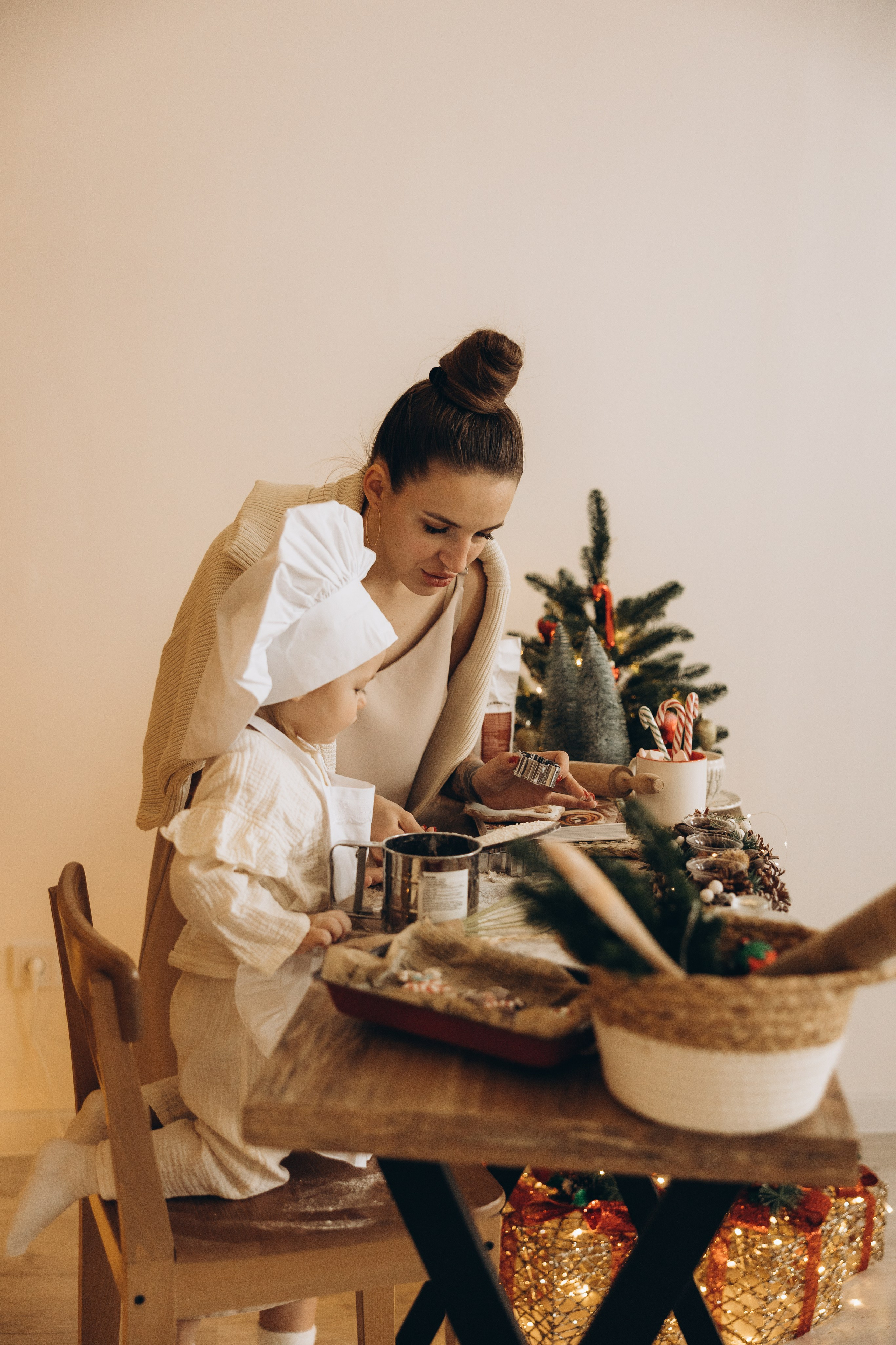 Ольга и Мирослава НГ. Семейный фотограф в Москве Виктория Ястребинская