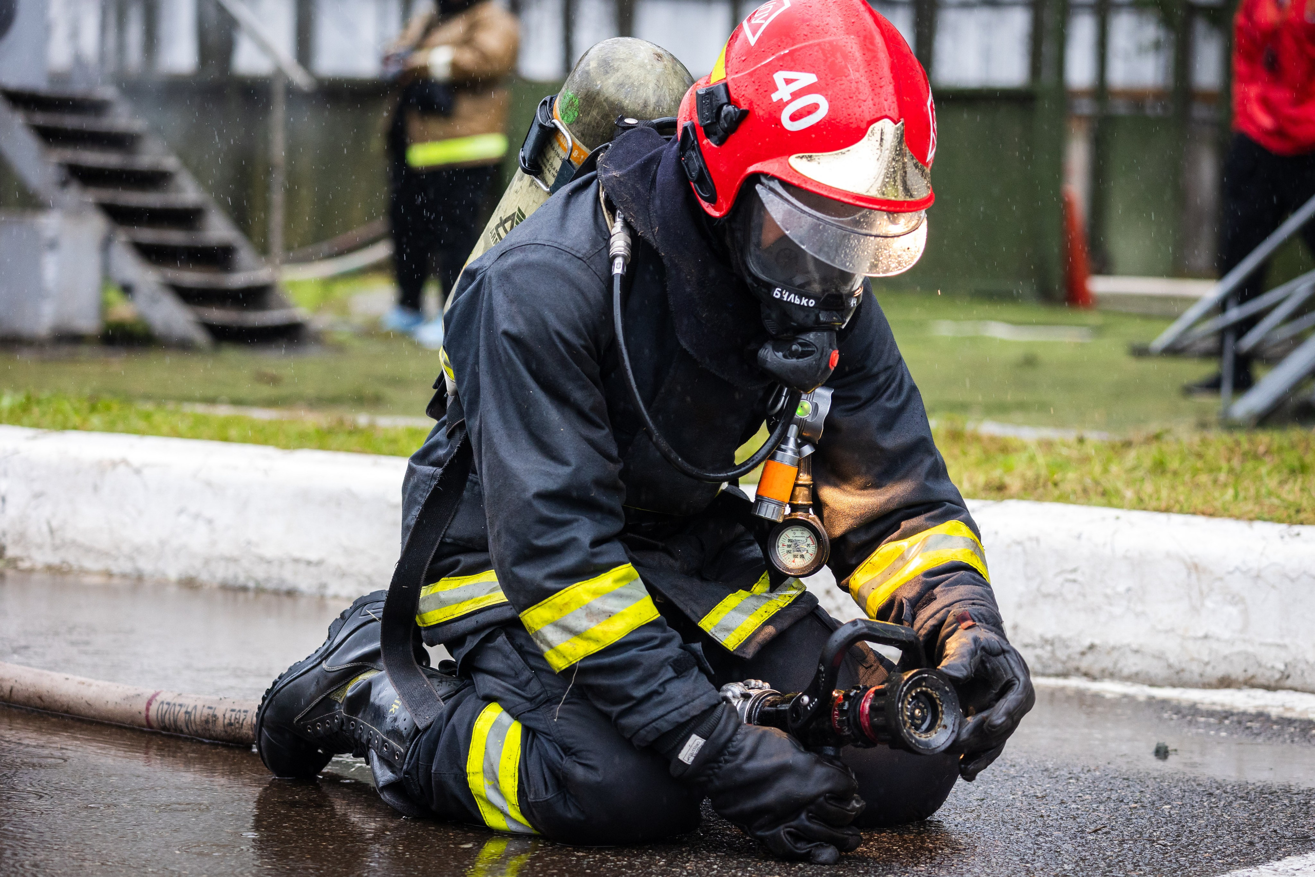 Финал международных соревнований среди пожар но-спасательных подразделений. Фотограф в Санкт-Петербурге