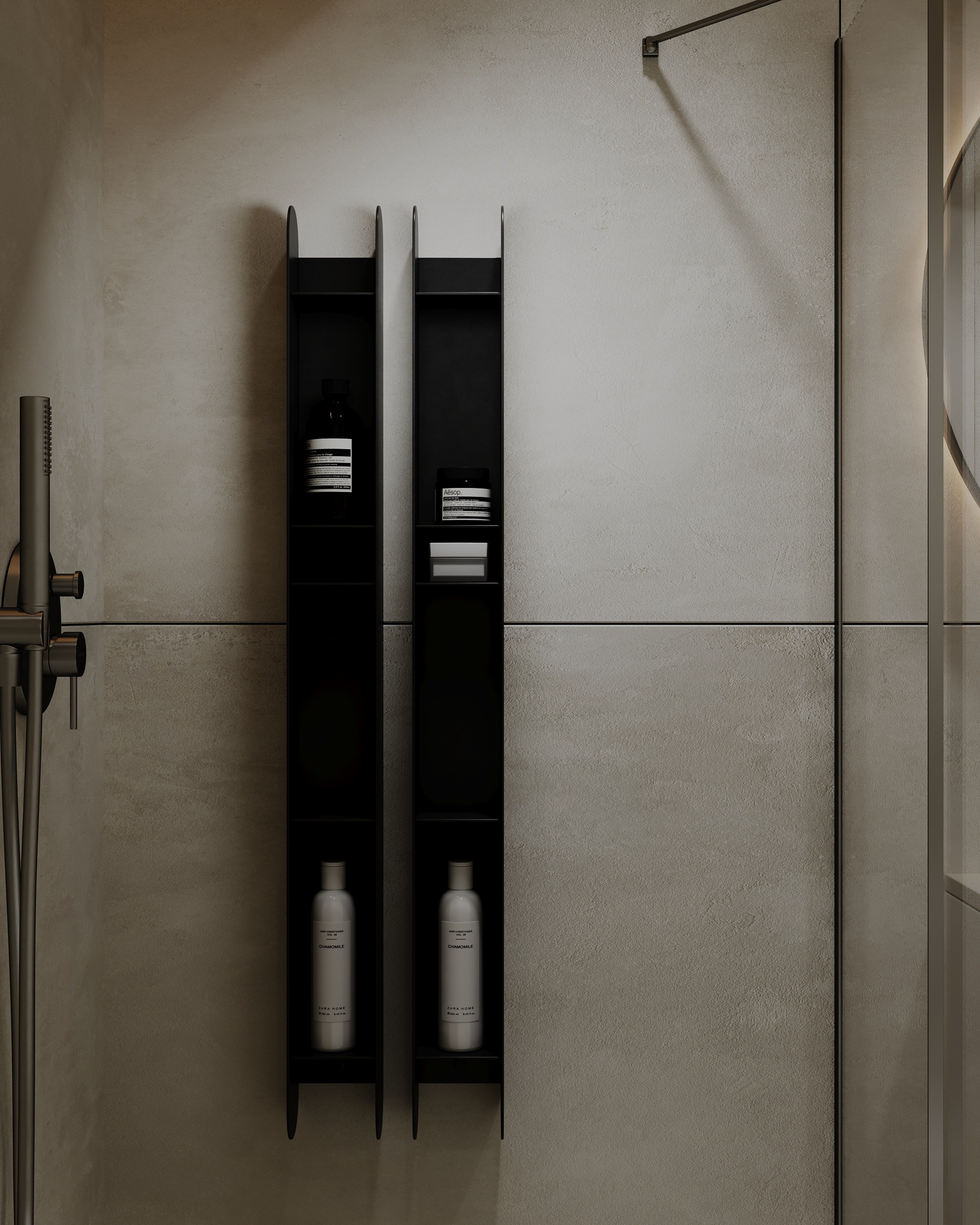 Санузел № 2. Визуализации интерьера