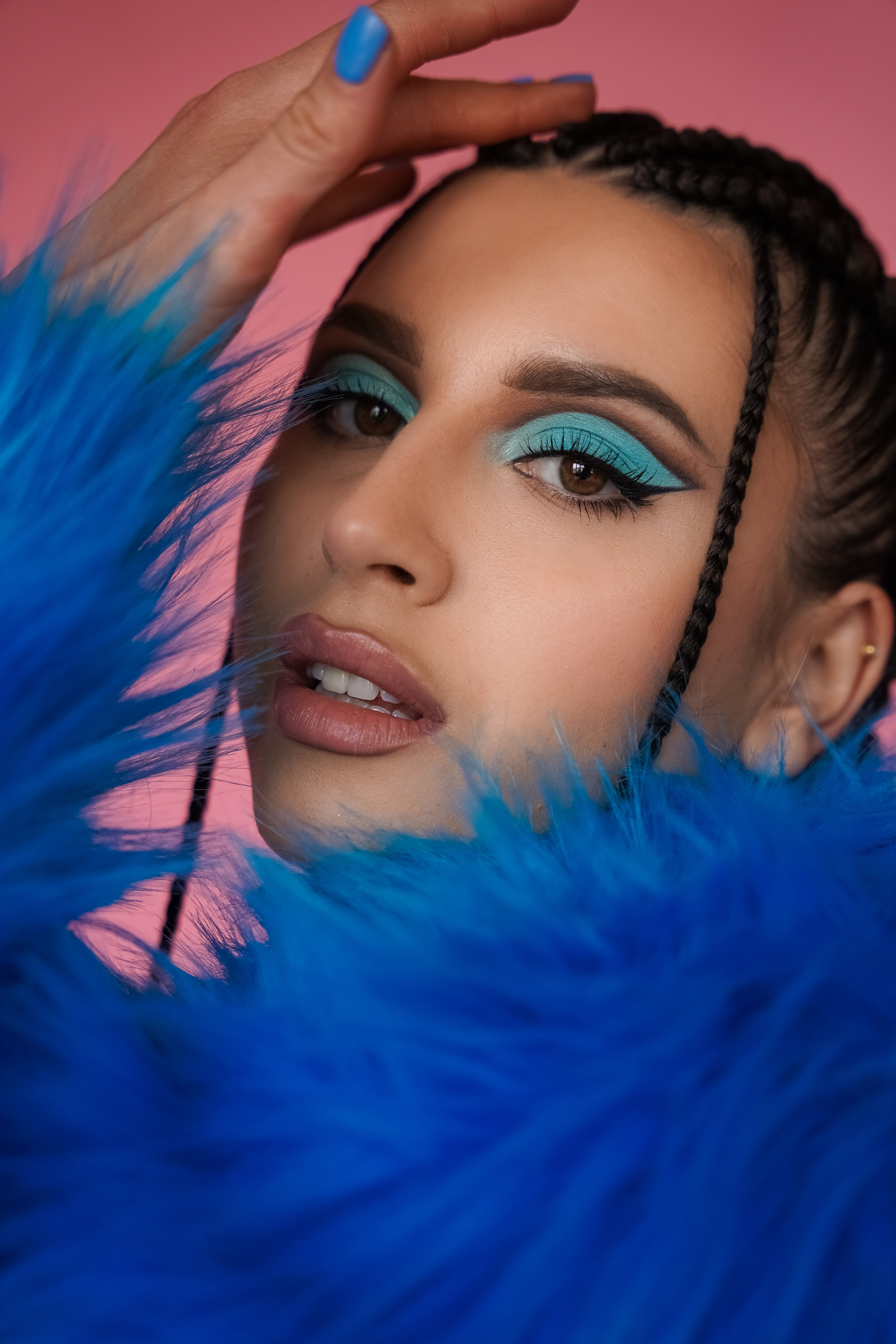 В шубе. VISUAL ARTIST · KRONGAUZ ANASTASIA