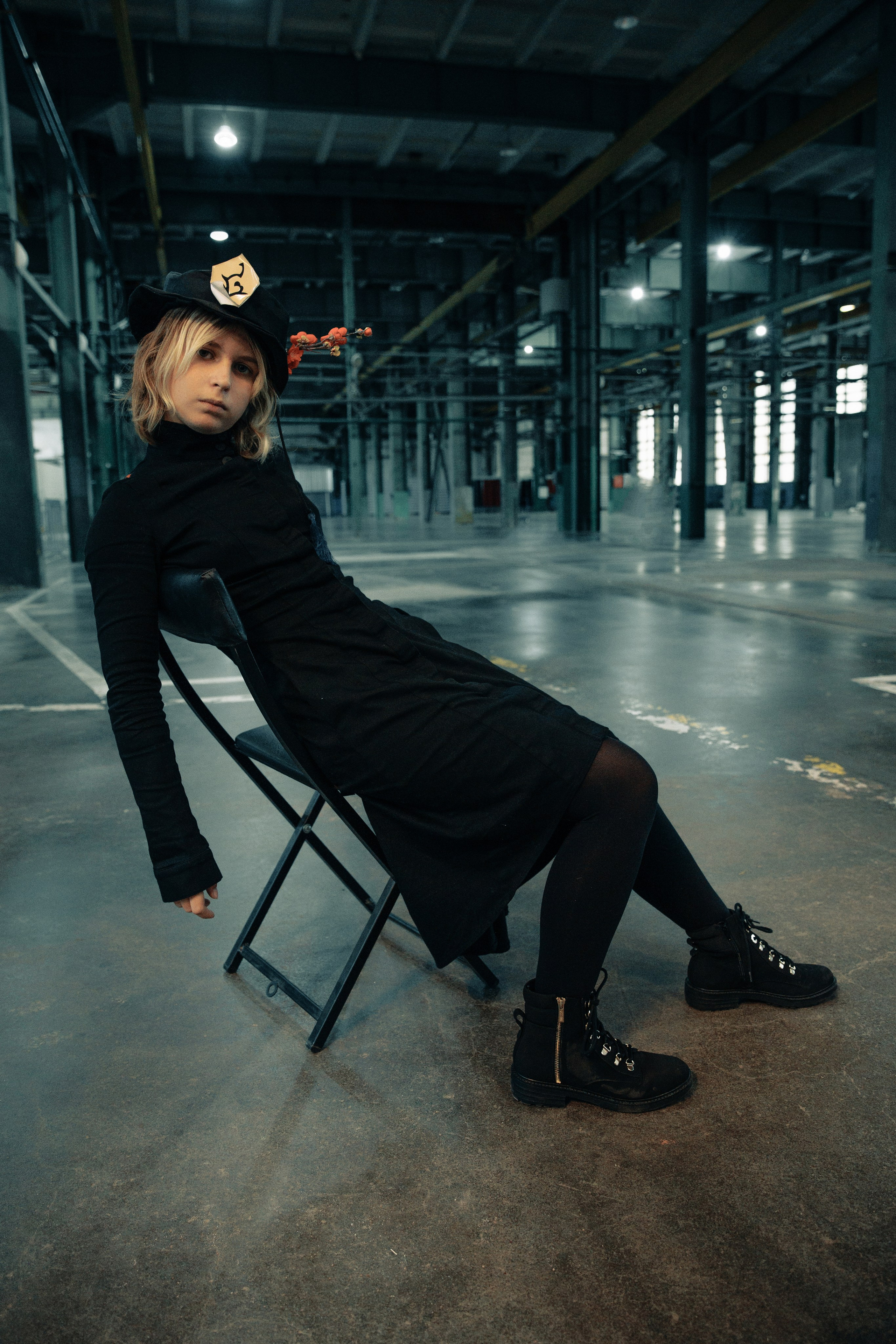 Фотосет в СевкабельПорт. Санкт-Петербург. Ева Демидова. Спортсмен по конкуру в Санкт-Петербуре