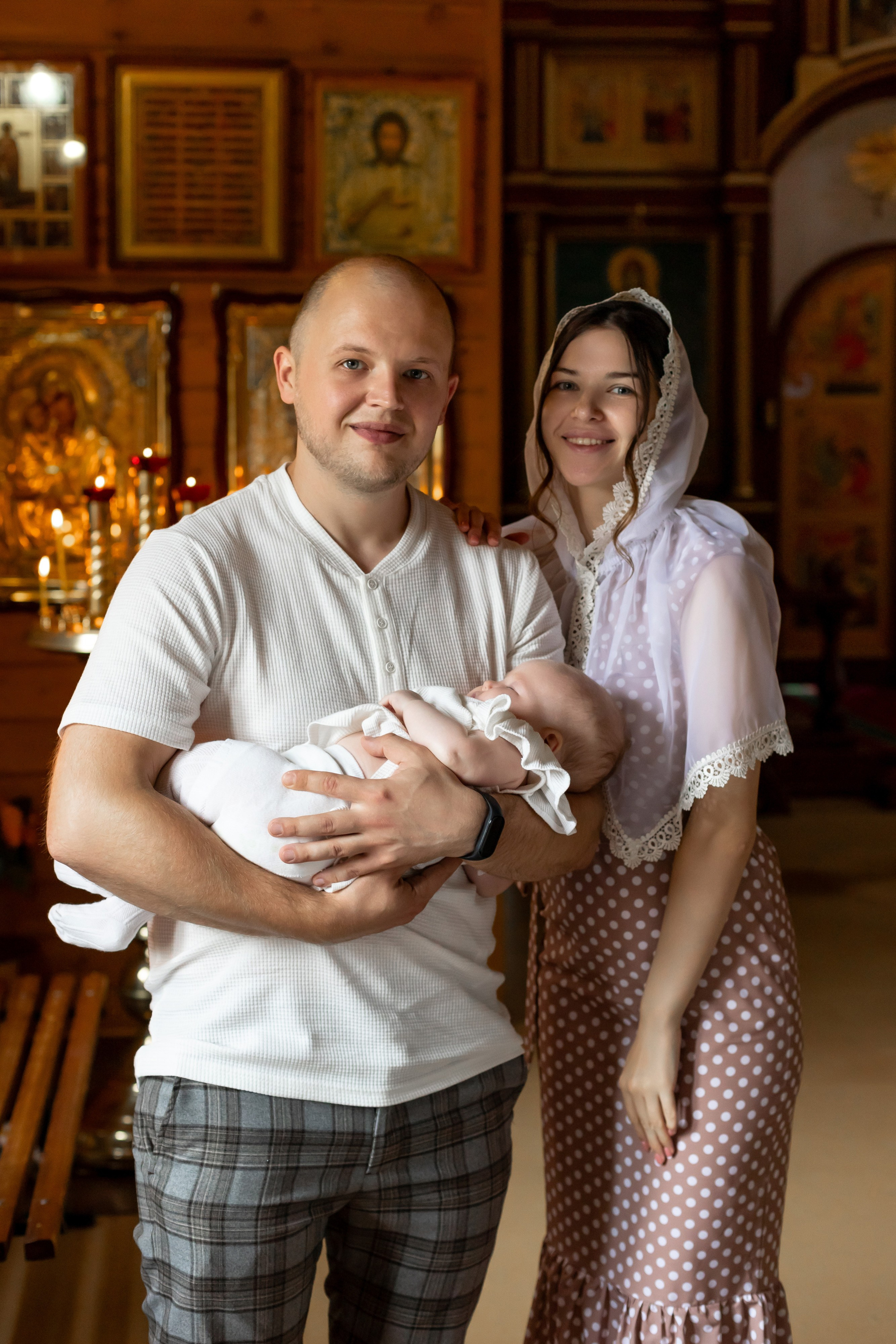 Таинство крещения Храм Святого страстотерпца Императора Николая Второго (г. Щелково). Фотограф Щелково/ Москва Татьяна Жучкова