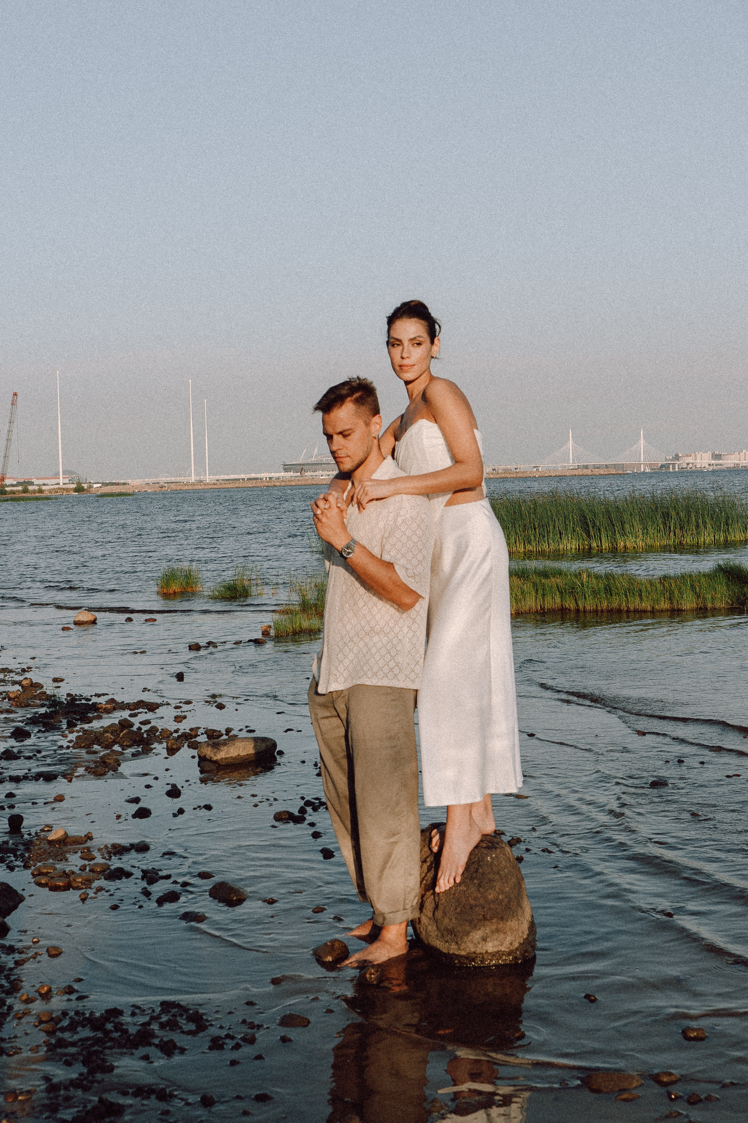 СВАДЕБНАЯ ФОТОСЕССИЯ ВЫЕЗДНОЙ ЦЕРЕМОНИИ (ФИНСКИЙ ЗАЛИВ). Профессиональный фотограф, Санкт-Петербург — Виктория Богомолова