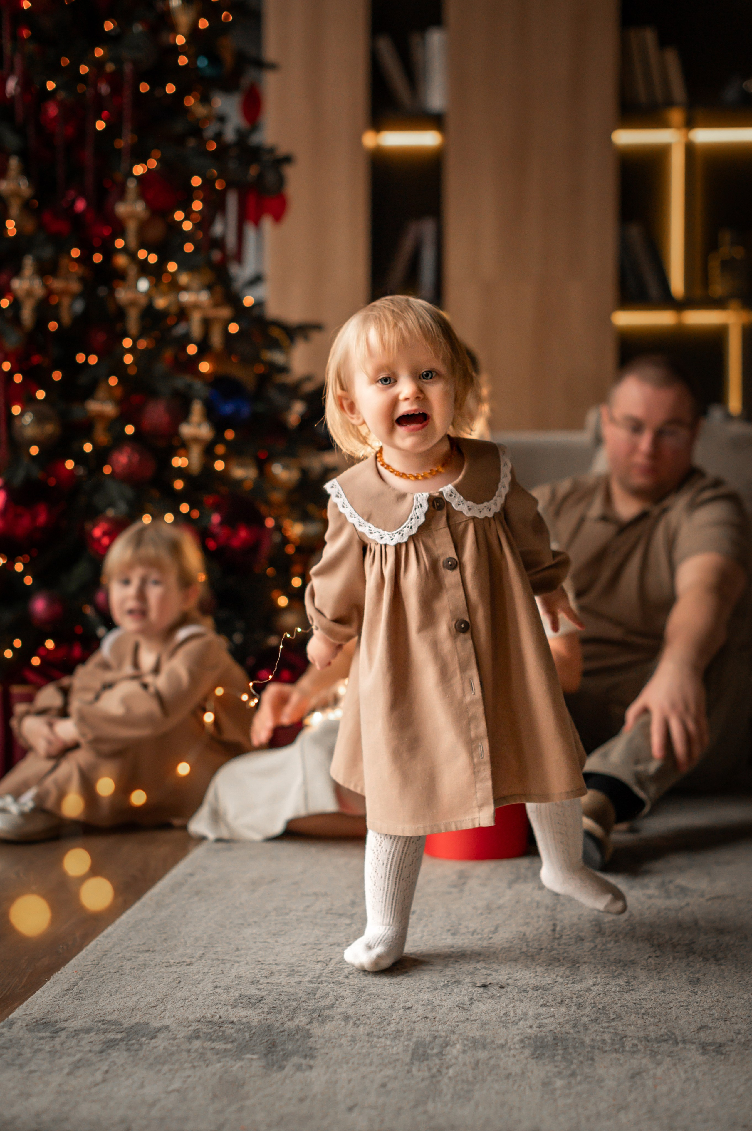 Семья Екатерины в студии Мимика