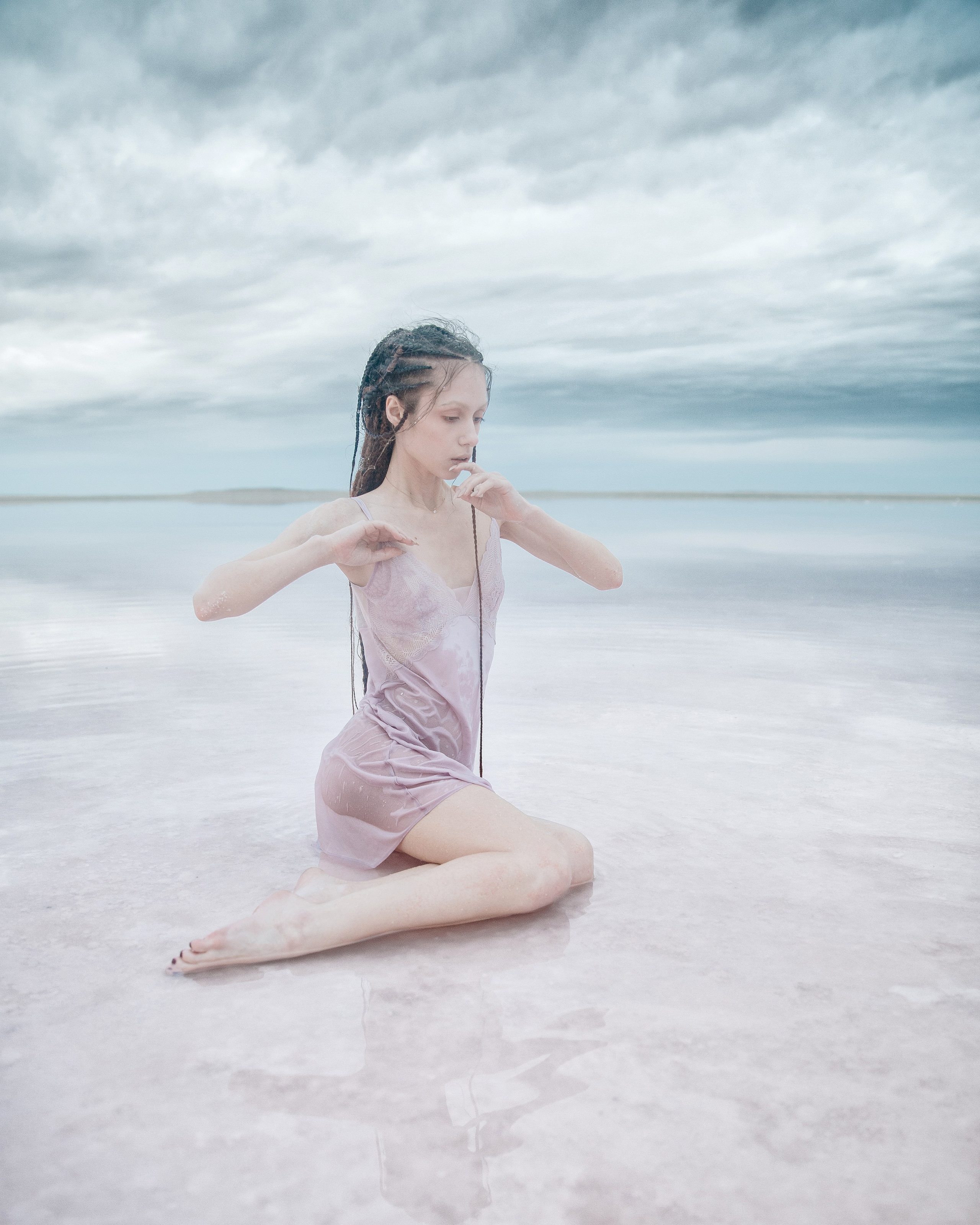 Pink lake. Lena Sorokina photographer, Astana, Kazakhstan