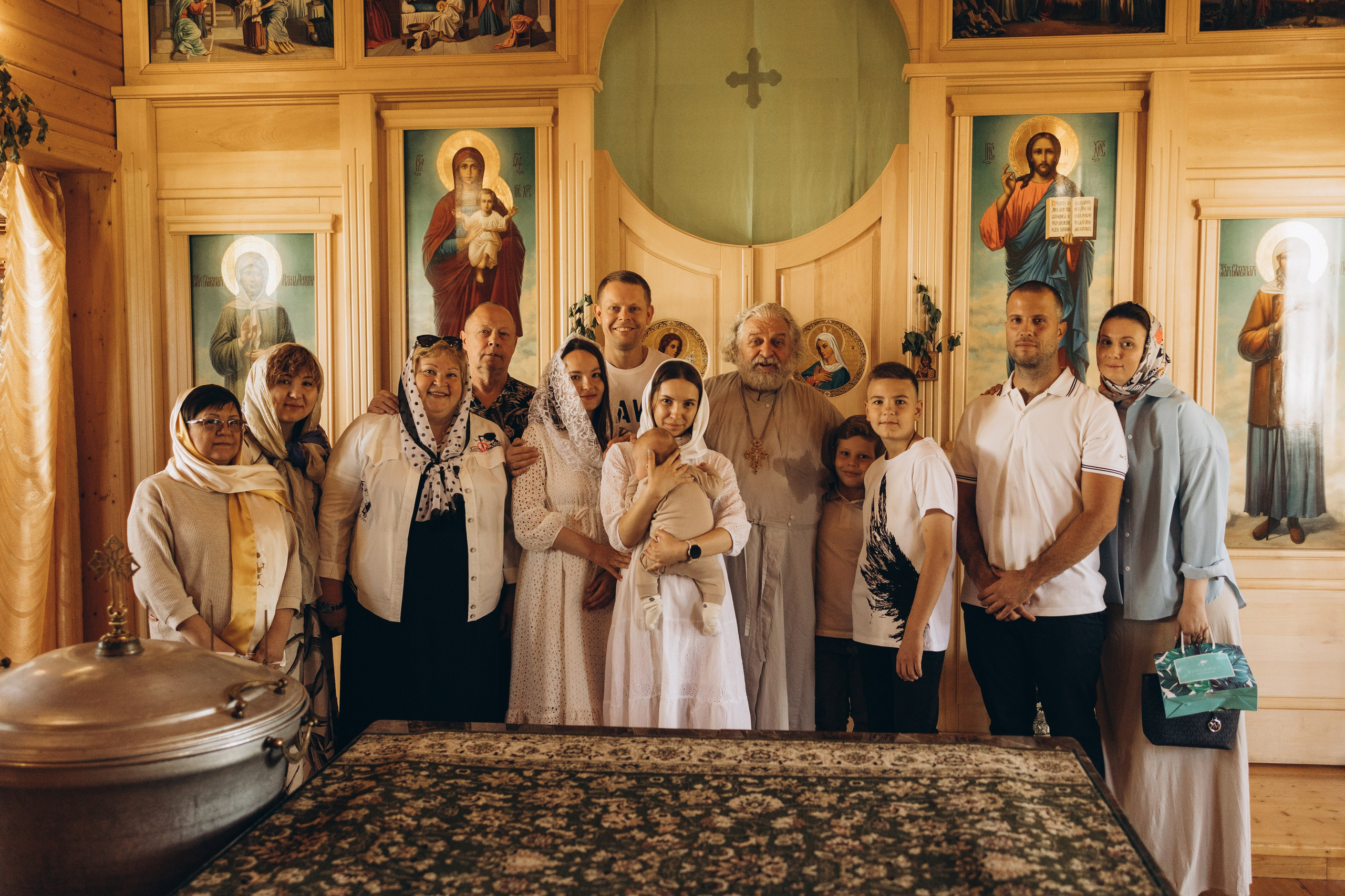 Крещение Егора. Семейный фотограф в Москве Виктория Ястребинская