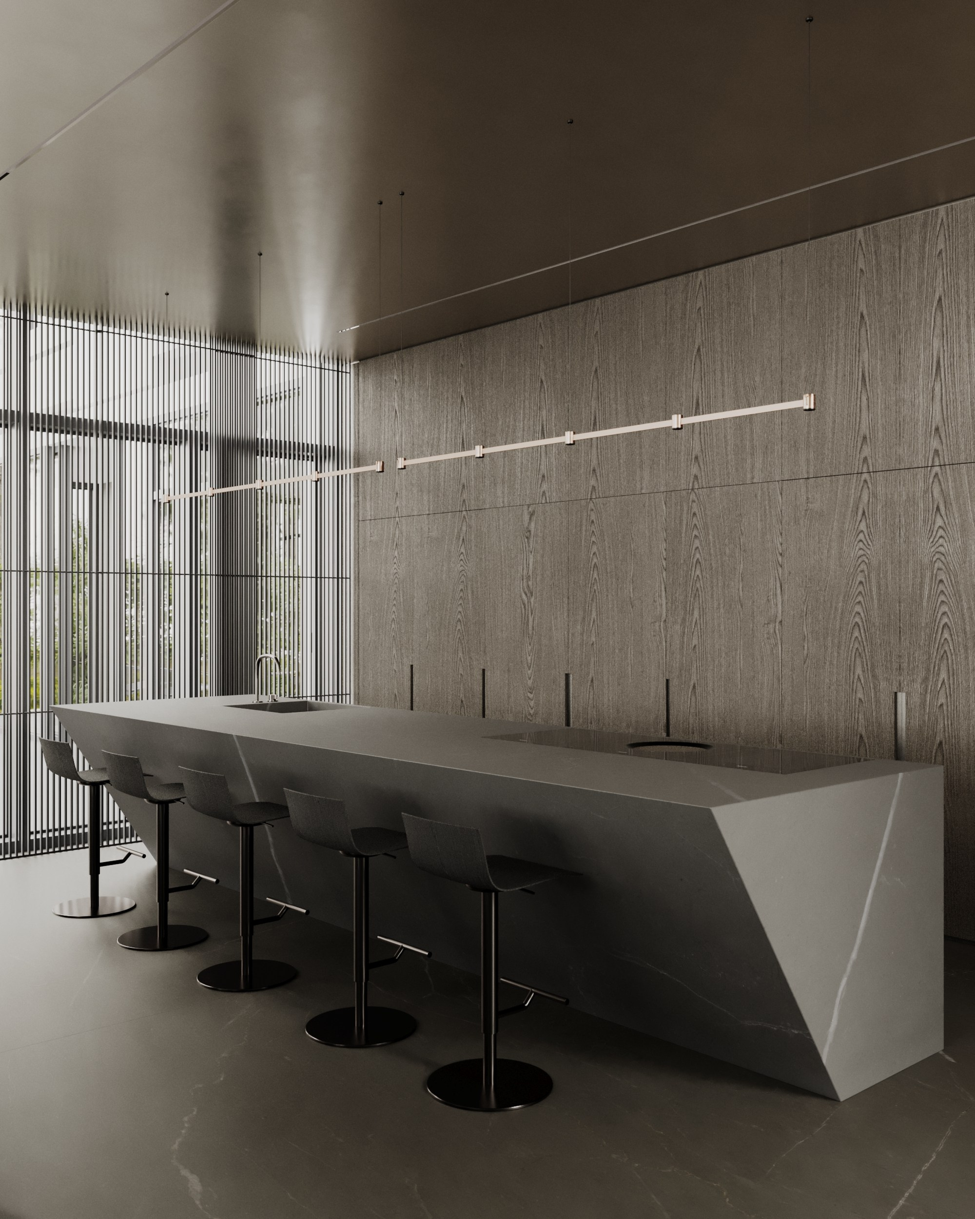 RIVER HOUSE /3000 sq m /24'. Интерьерное ателье numéro а