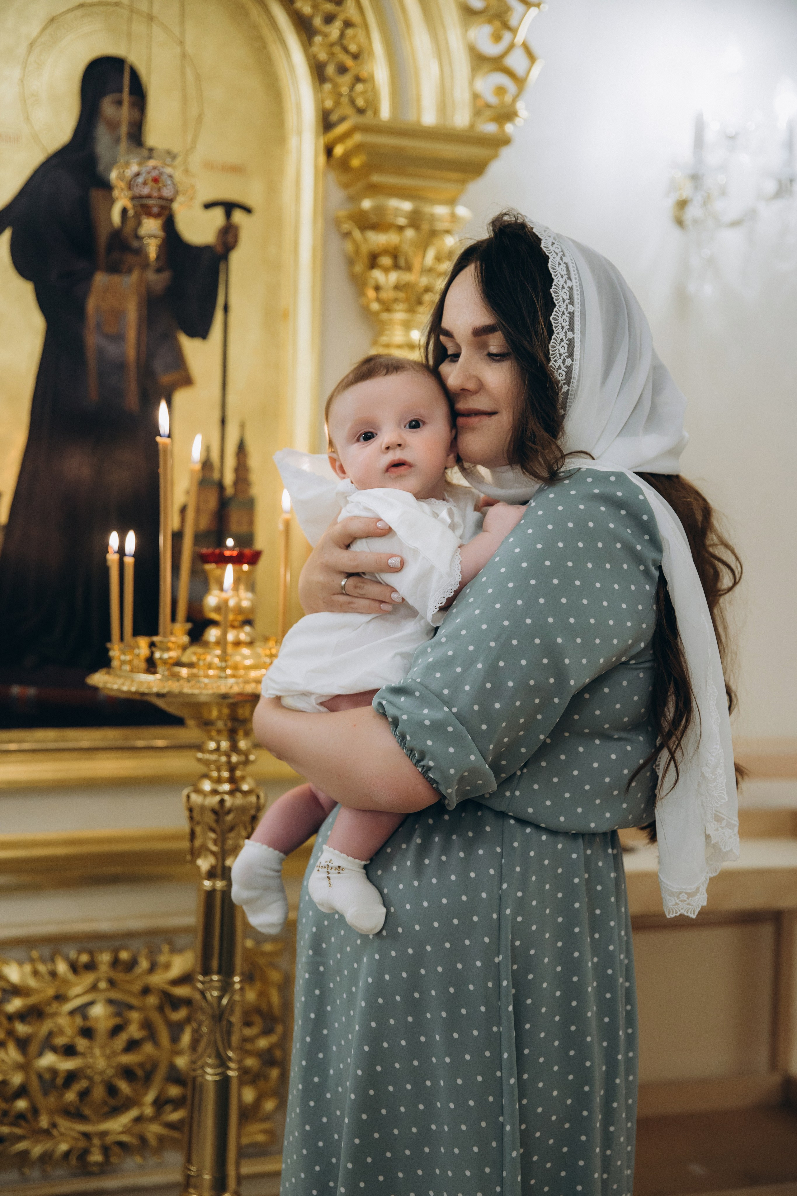 Крещение Павла. Фотограф на крещение в Рязани. Семейный фотограф