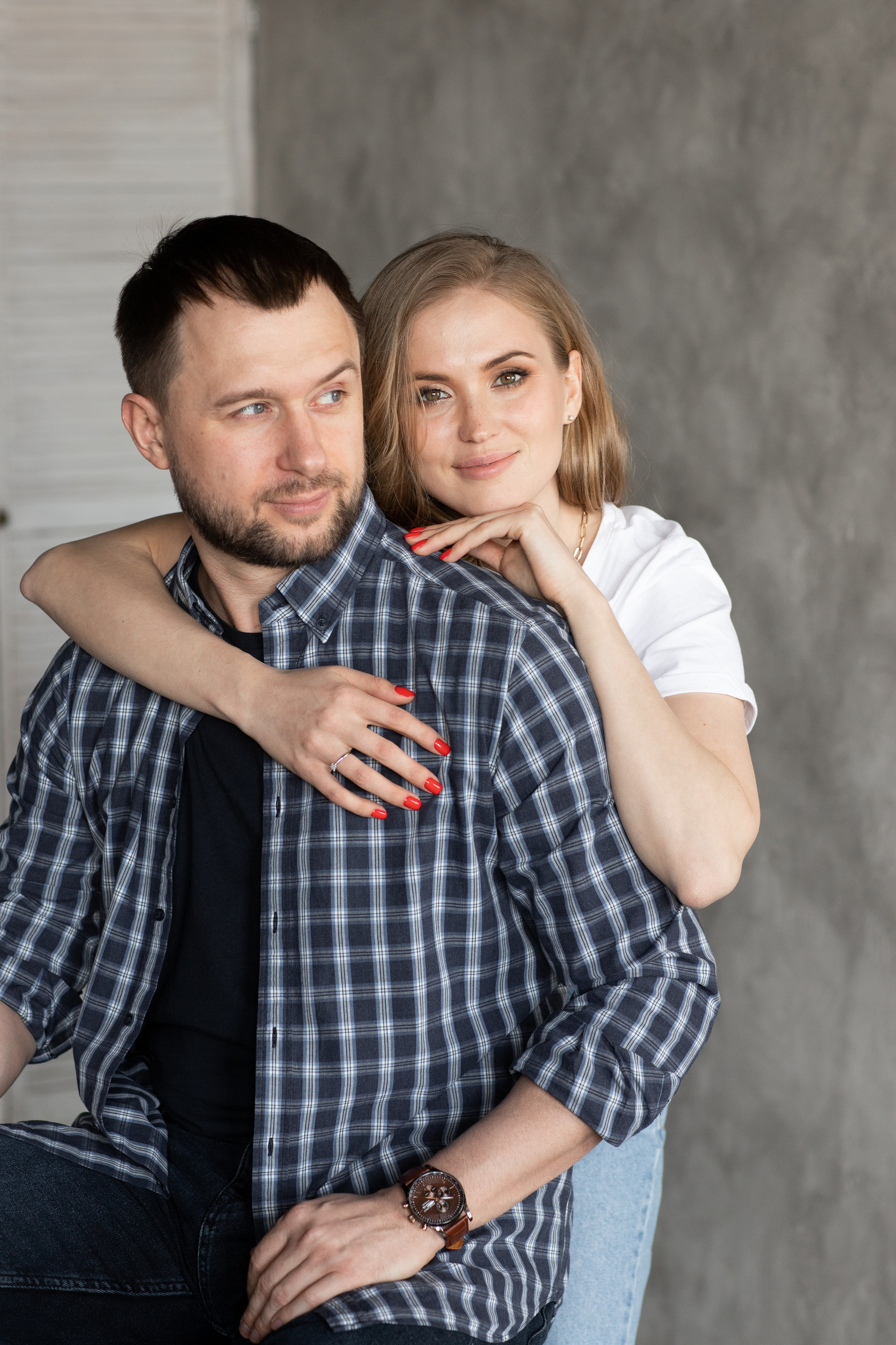 Вова и Марина в фотостудии-лофт НАШЕ МЕСТО. Фотограф Денис Лесковский (Тюмень)