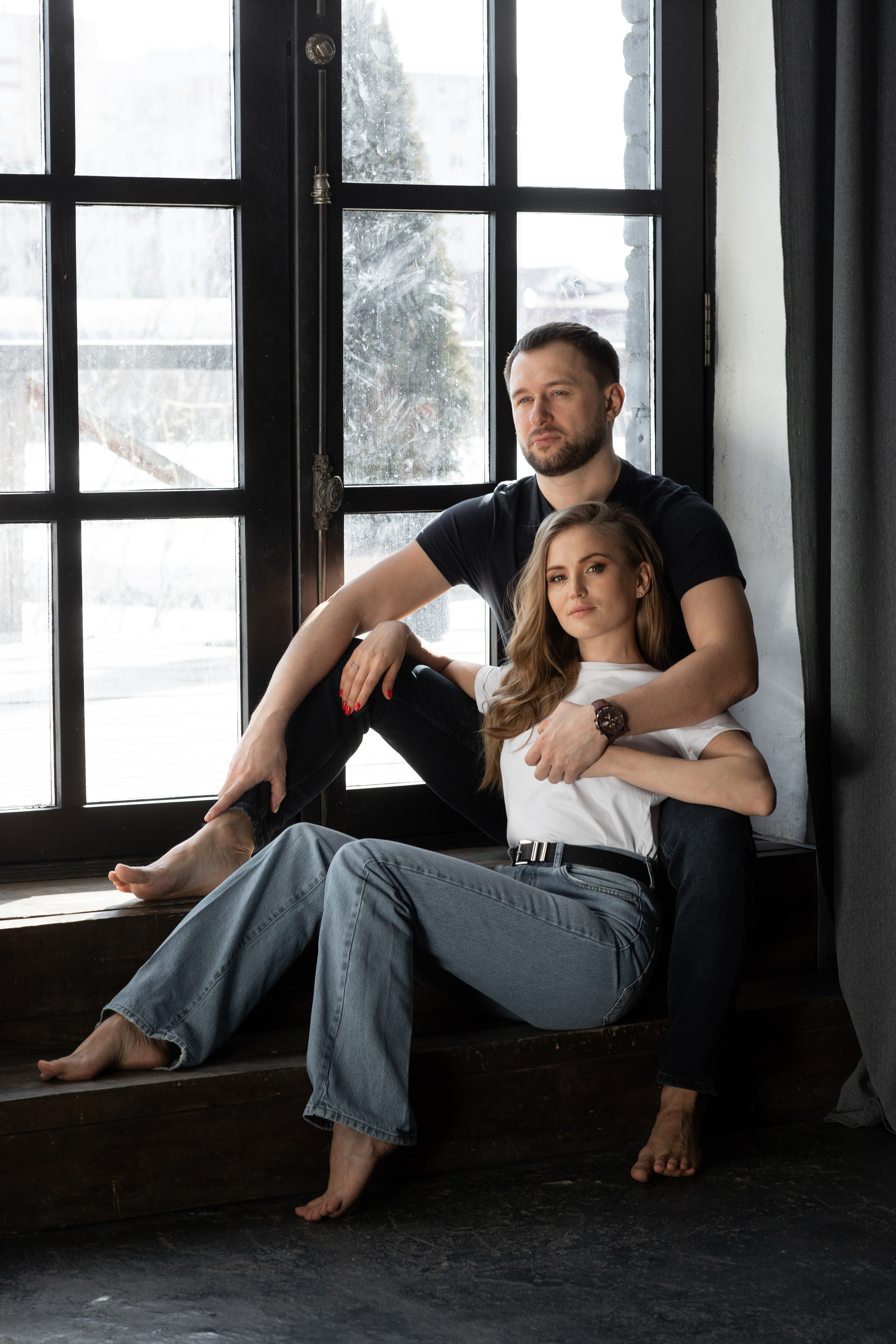 Вова и Марина в фотостудии-лофт НАШЕ МЕСТО. Фотограф Денис Лесковский (Тюмень)