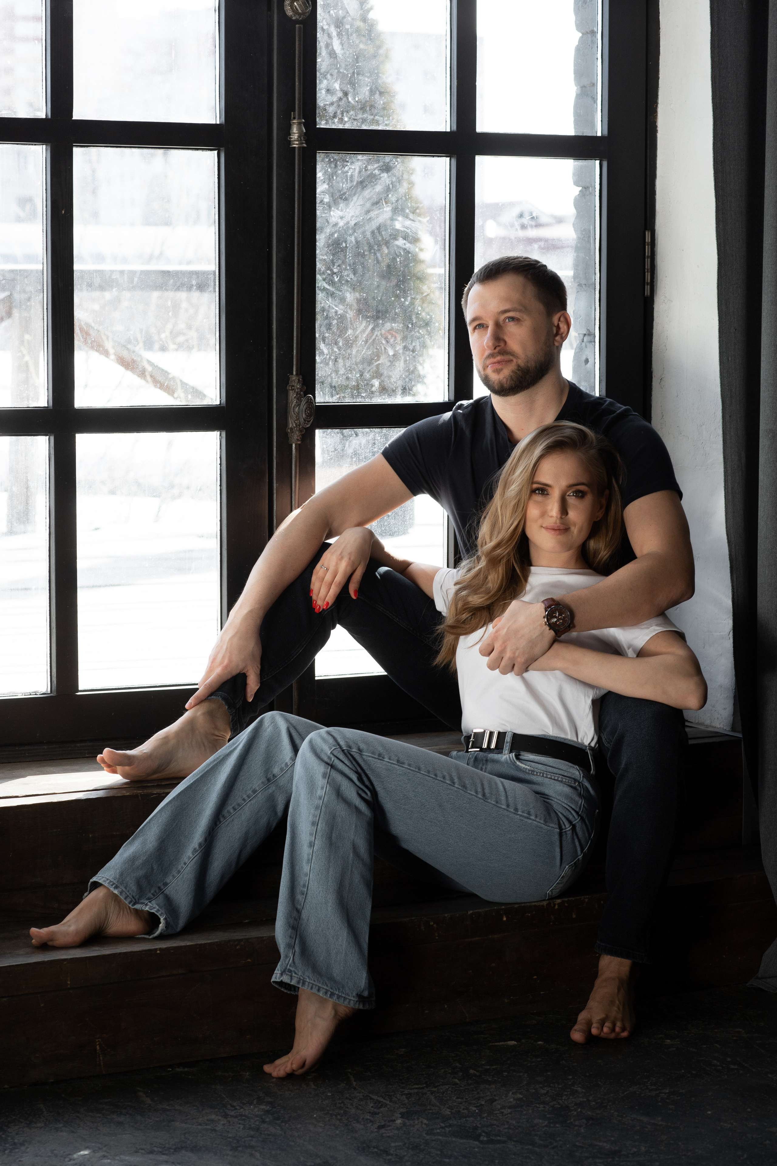 Вова и Марина в фотостудии-лофт НАШЕ МЕСТО. Фотограф Денис Лесковский (Тюмень)