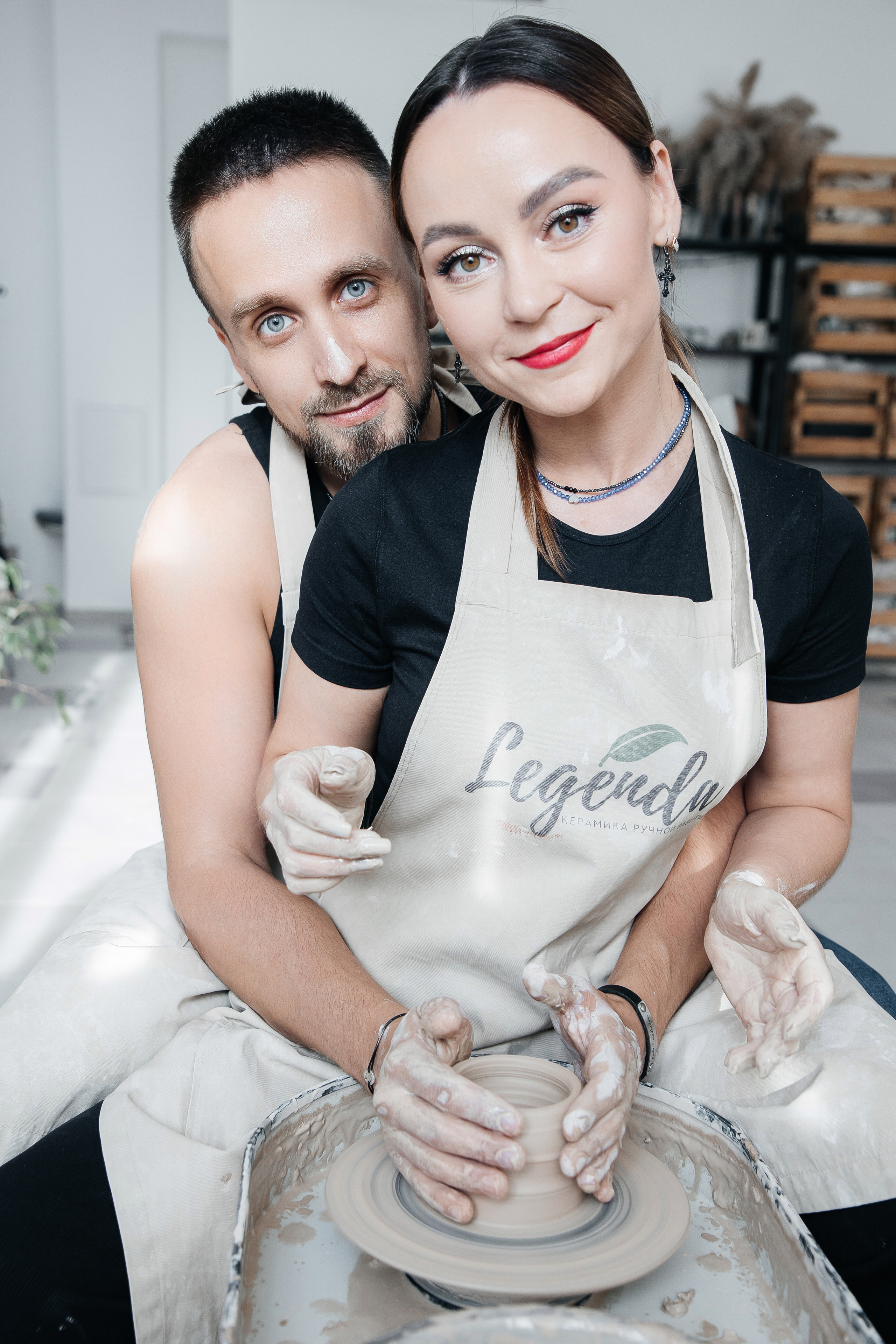 Лавстори в гончарной мастерской. Фотограф Денис Лесковский (Тюмень)