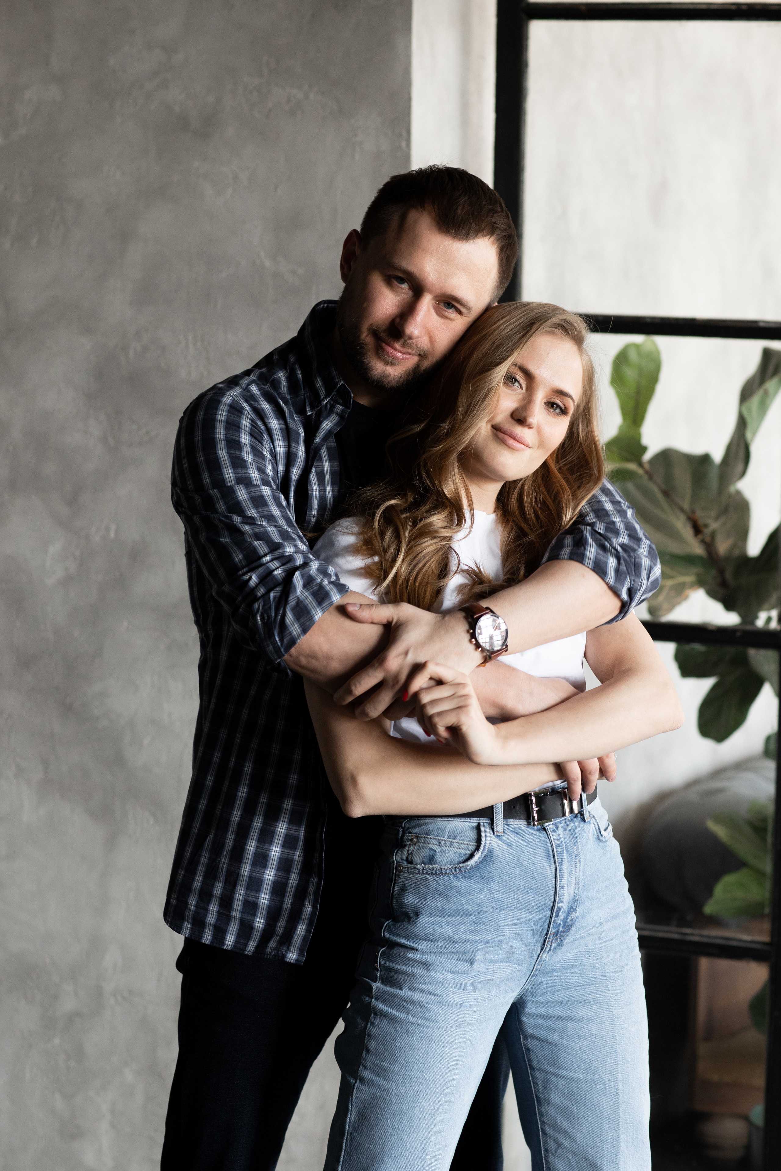 Вова и Марина в фотостудии-лофт НАШЕ МЕСТО. Фотограф Денис Лесковский (Тюмень)