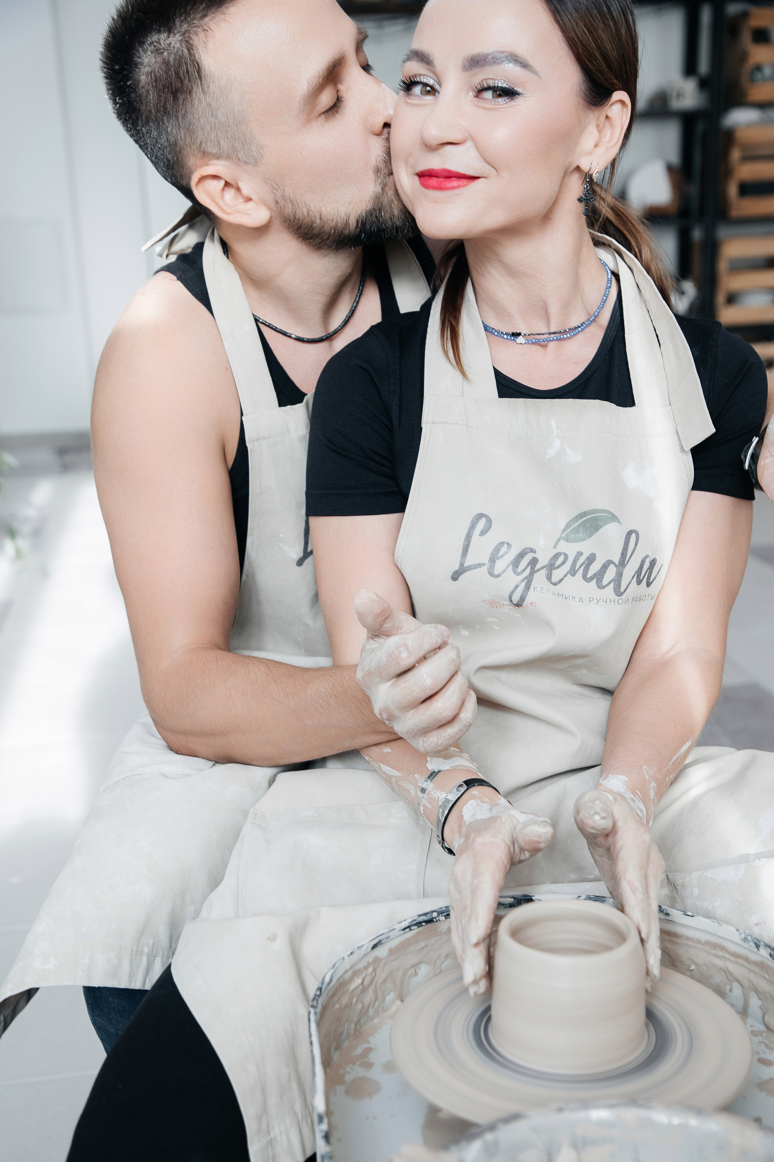 Лавстори в гончарной мастерской. Фотограф Денис Лесковский (Тюмень)