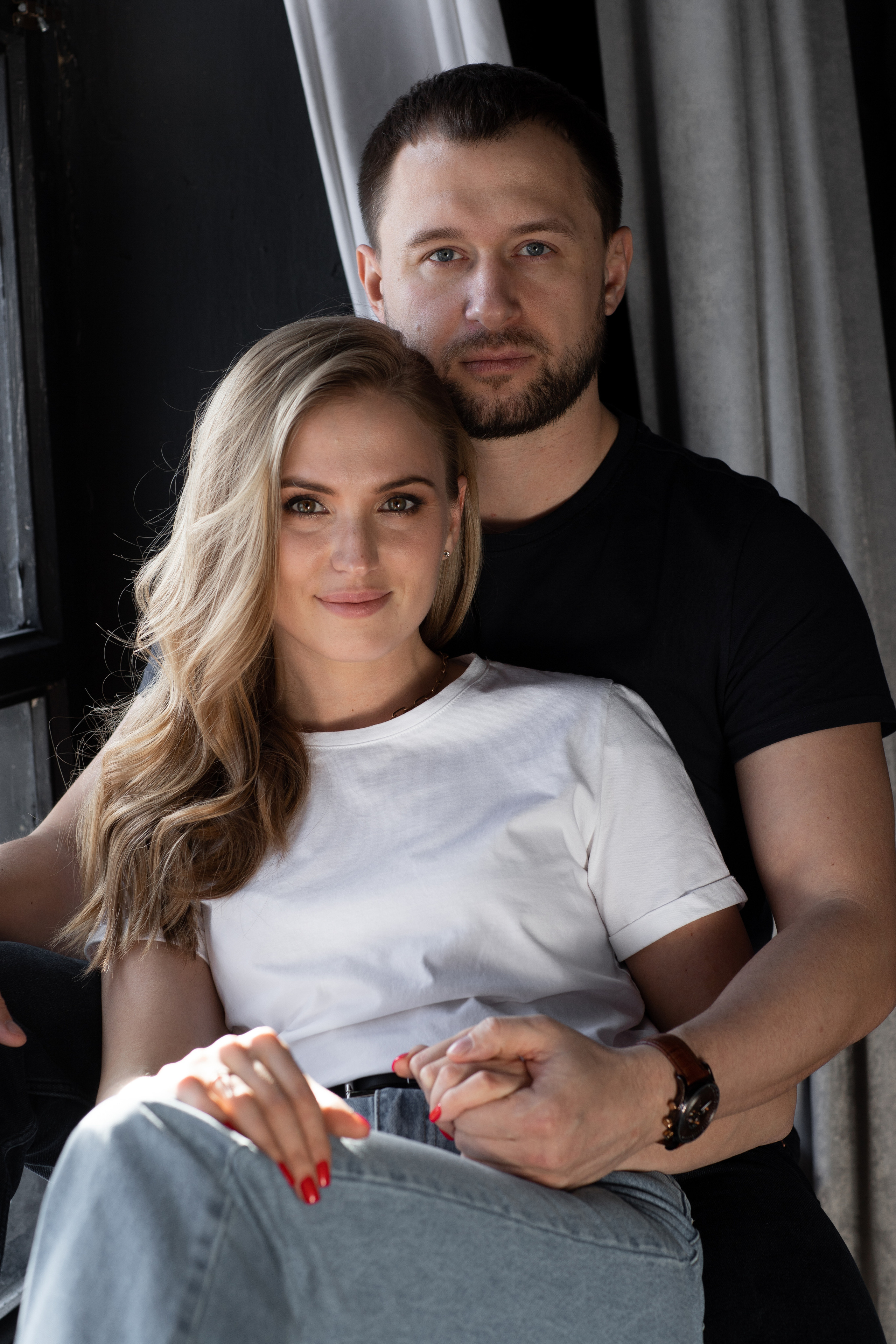 Вова и Марина в фотостудии-лофт НАШЕ МЕСТО. Фотограф Денис Лесковский (Тюмень)