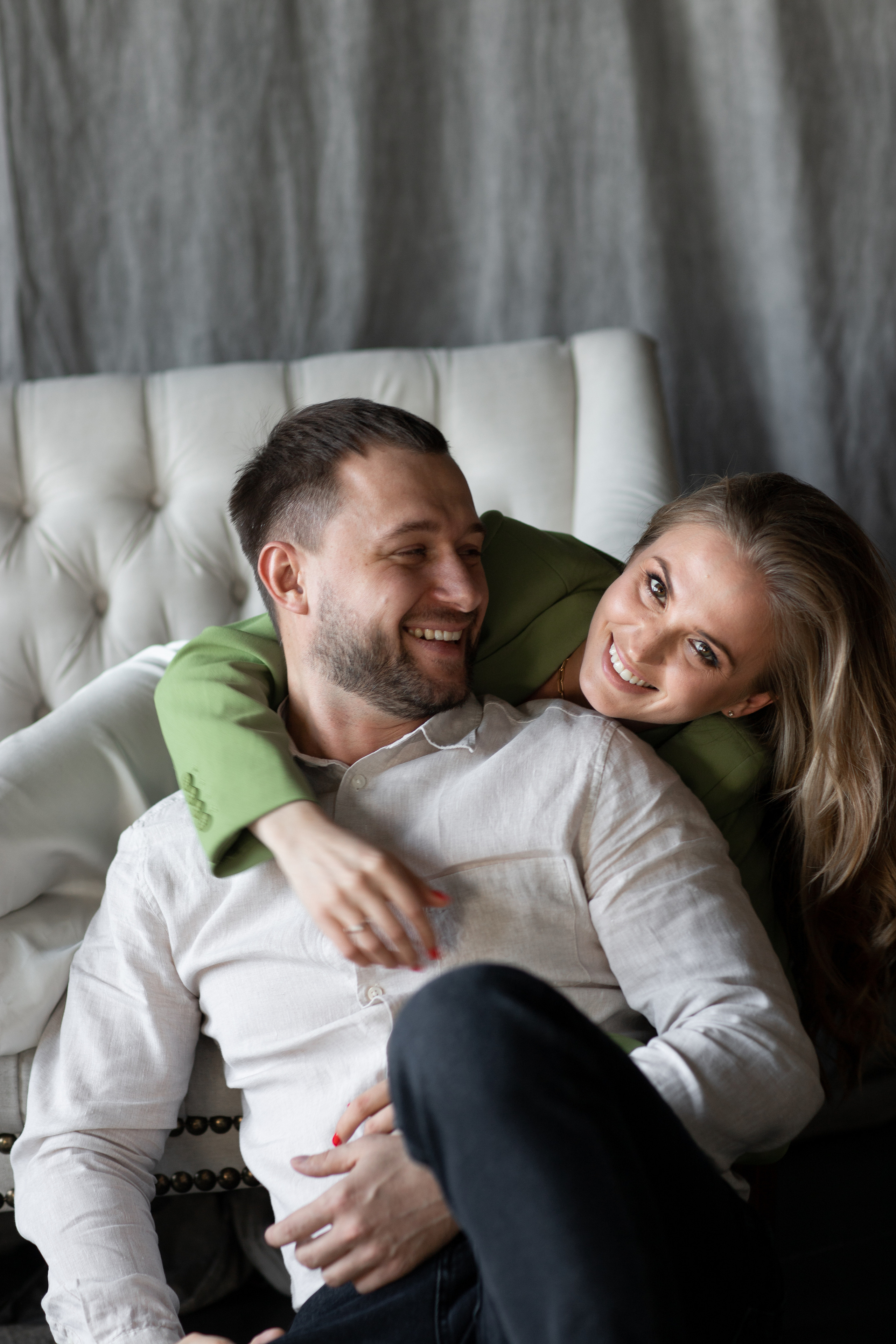 Вова и Марина в фотостудии-лофт НАШЕ МЕСТО. Фотограф Денис Лесковский (Тюмень)