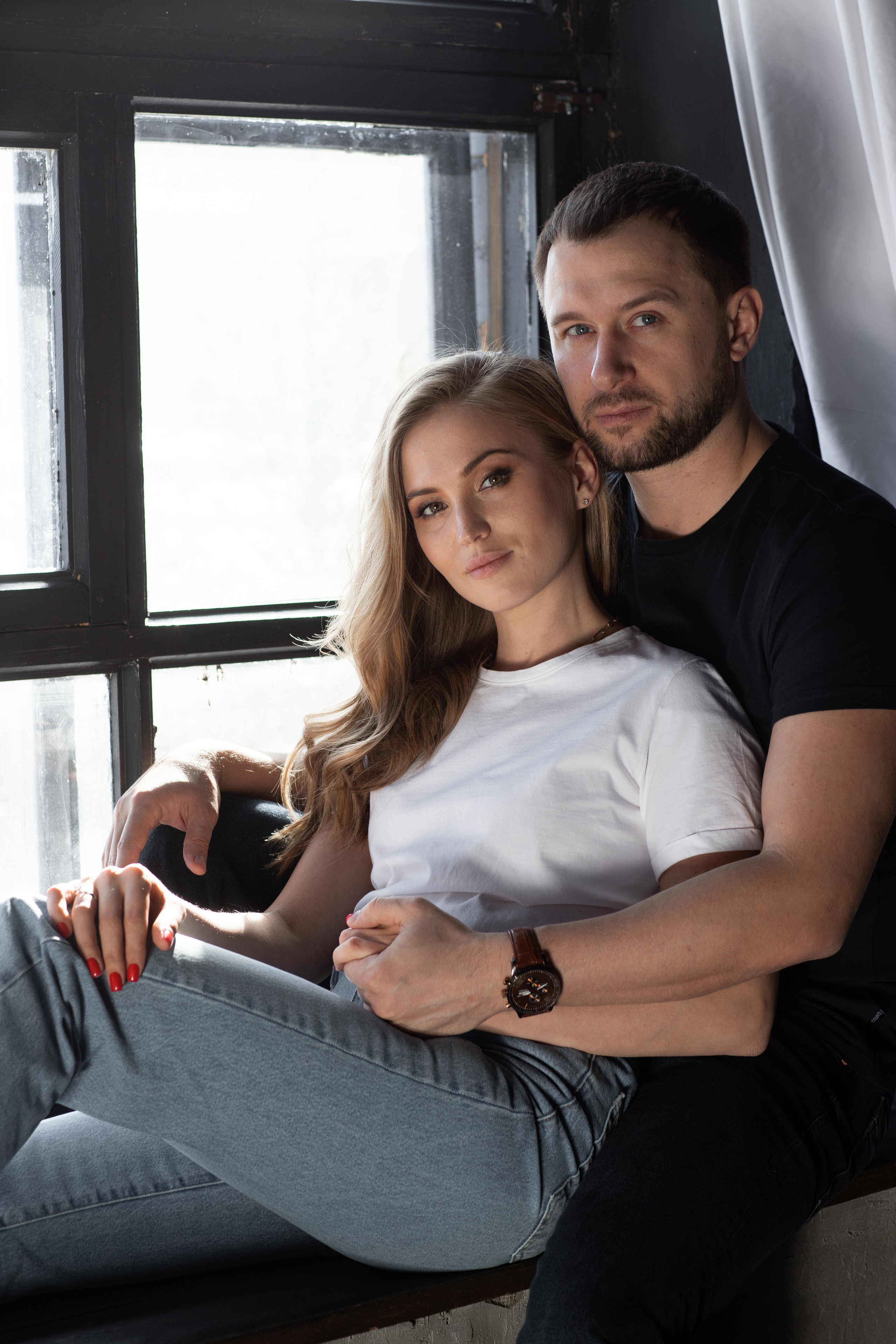 Вова и Марина в фотостудии-лофт НАШЕ МЕСТО. Фотограф Денис Лесковский (Тюмень)