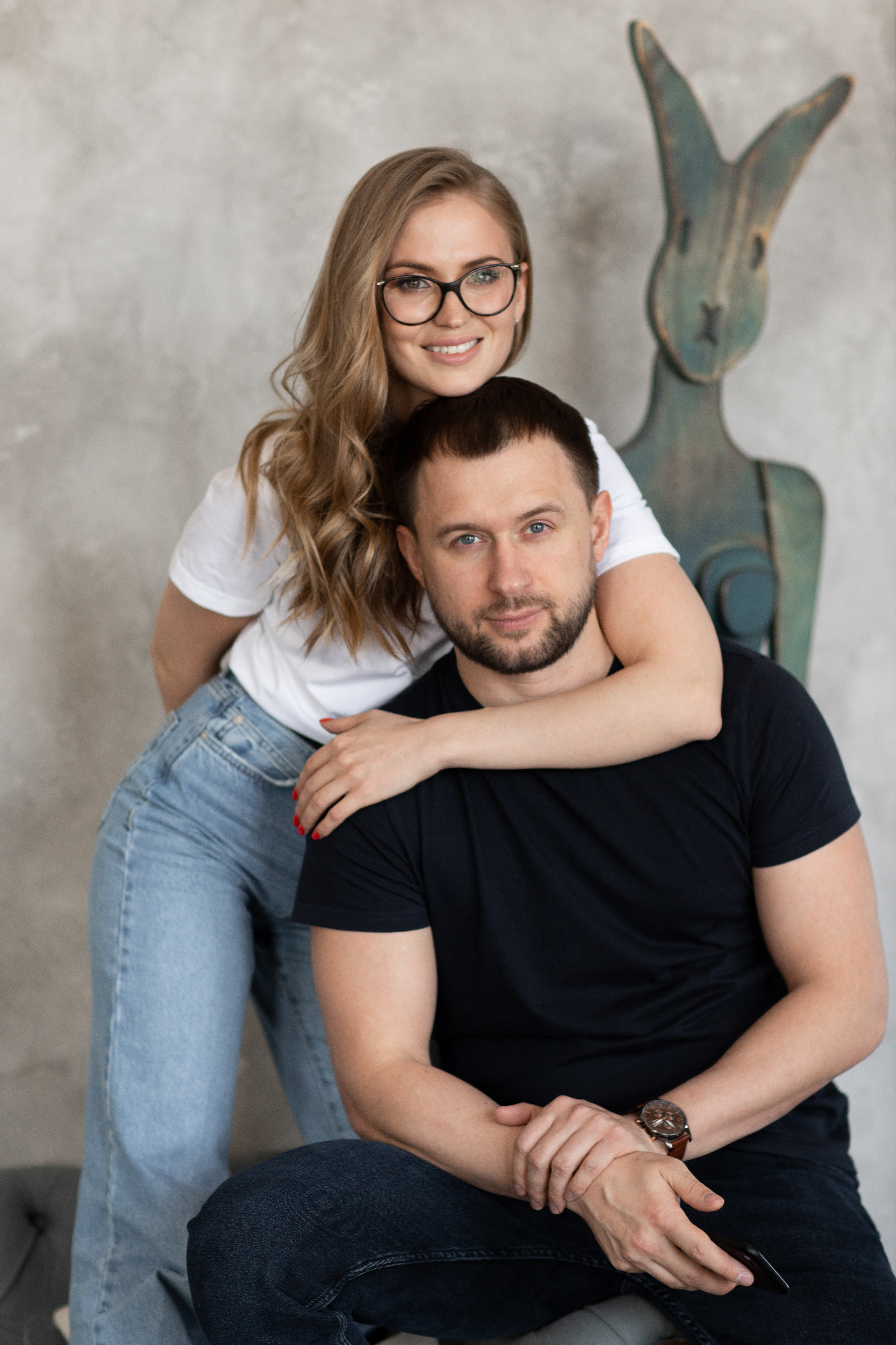 Вова и Марина в фотостудии-лофт НАШЕ МЕСТО. Фотограф Денис Лесковский (Тюмень)