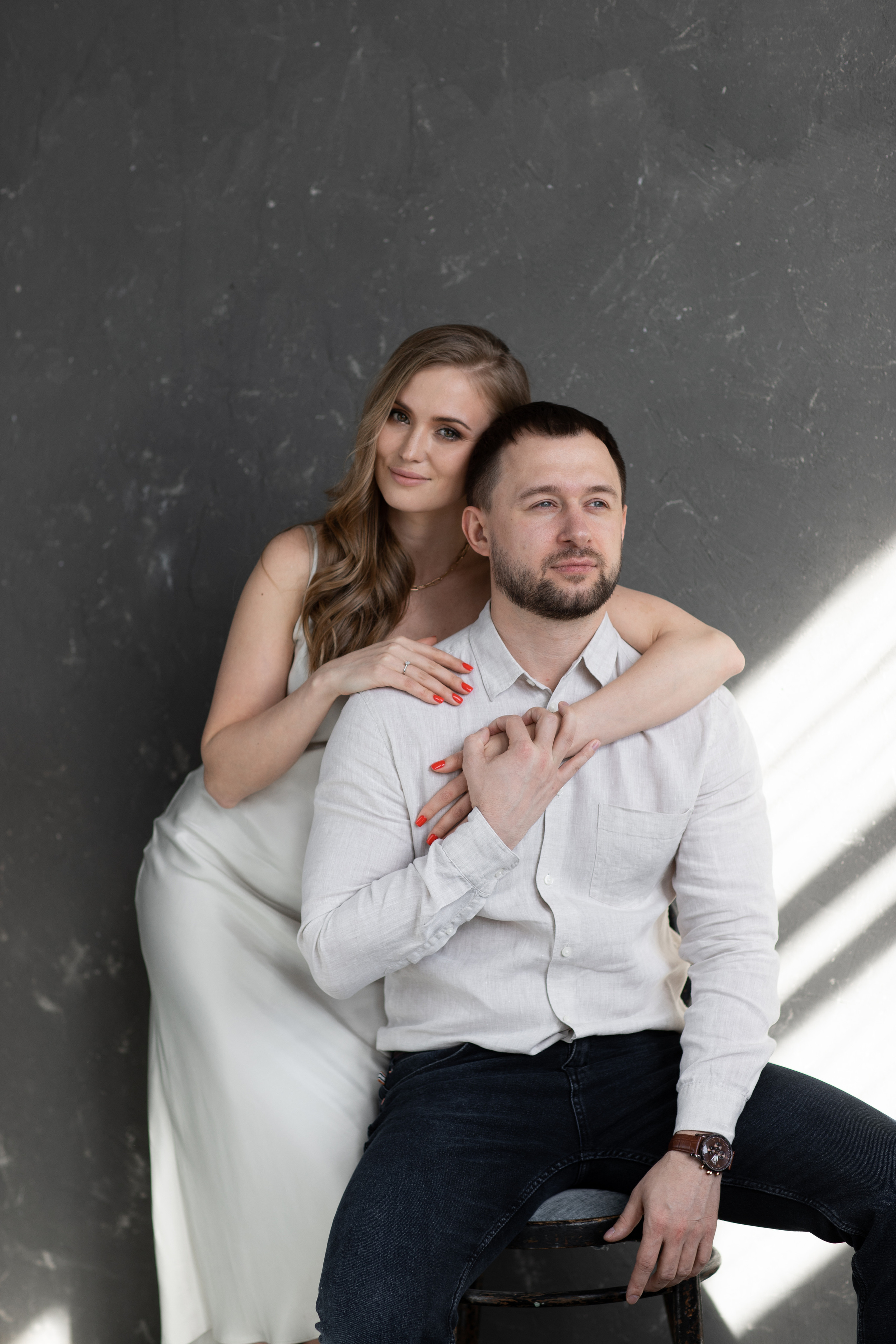 Вова и Марина в фотостудии-лофт НАШЕ МЕСТО. Фотограф Денис Лесковский (Тюмень)