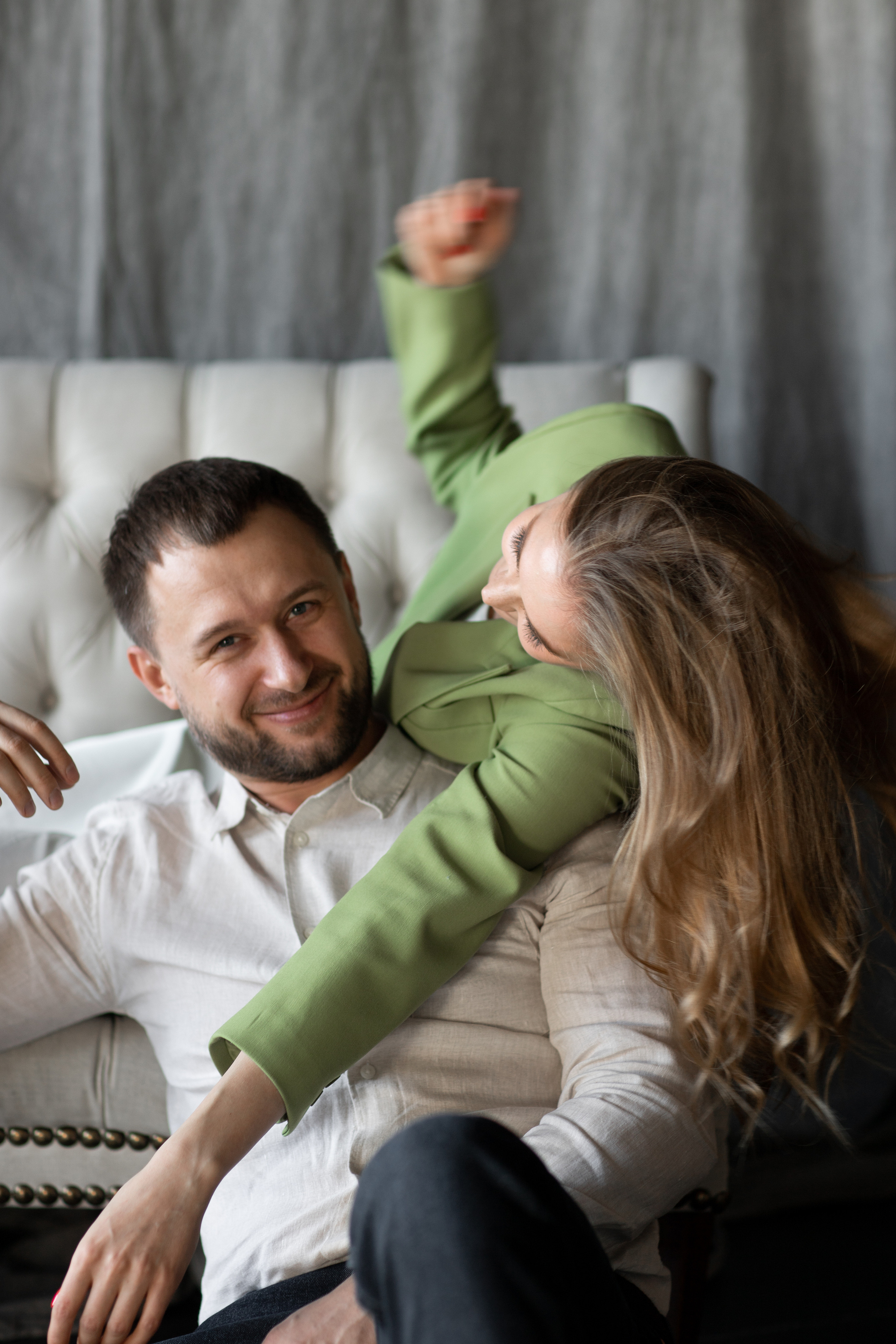 Вова и Марина в фотостудии-лофт НАШЕ МЕСТО. Фотограф Денис Лесковский (Тюмень)