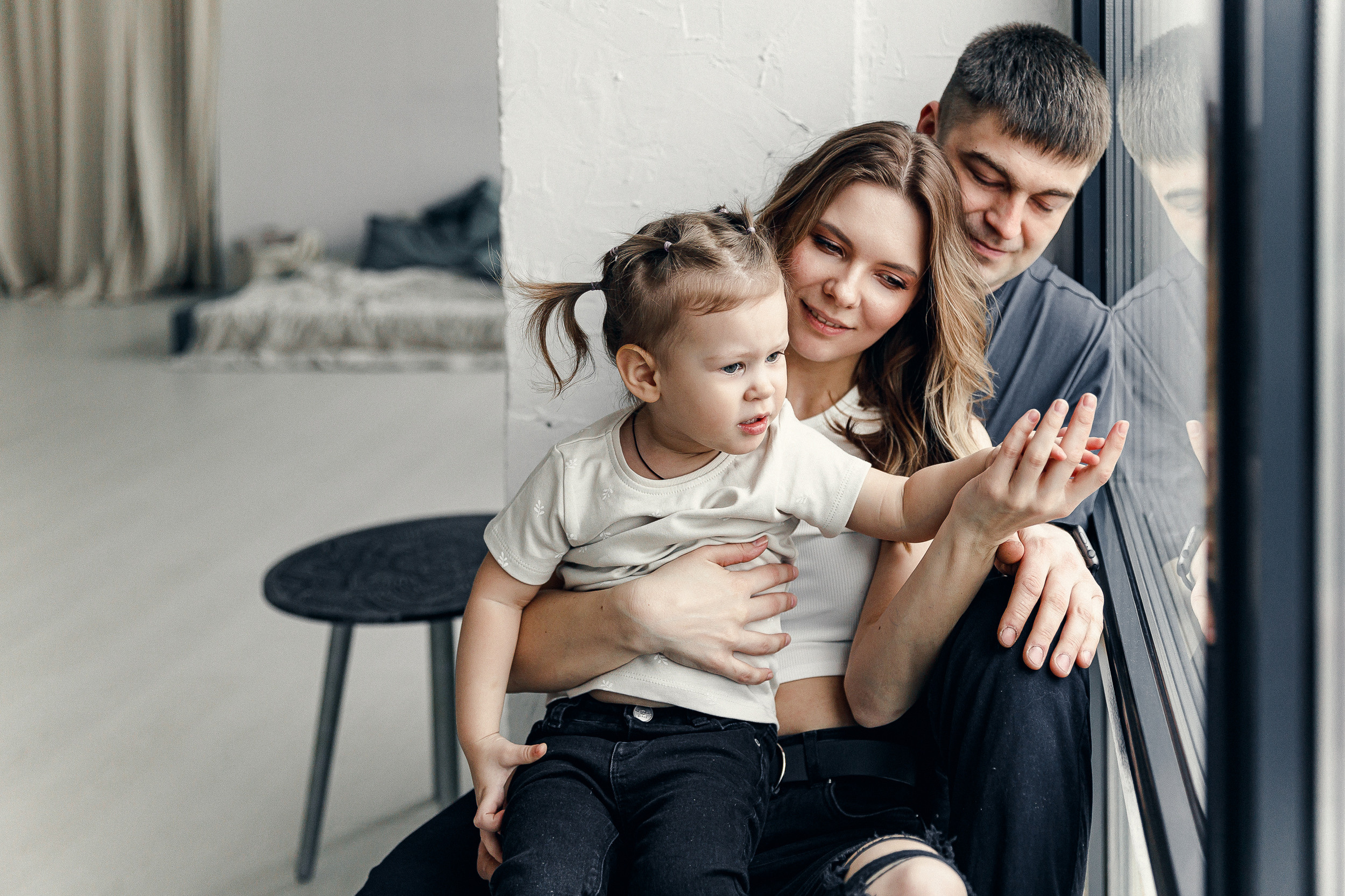 Антон, Юля и Ева. Фотограф Ирина Тимошева г. Киров