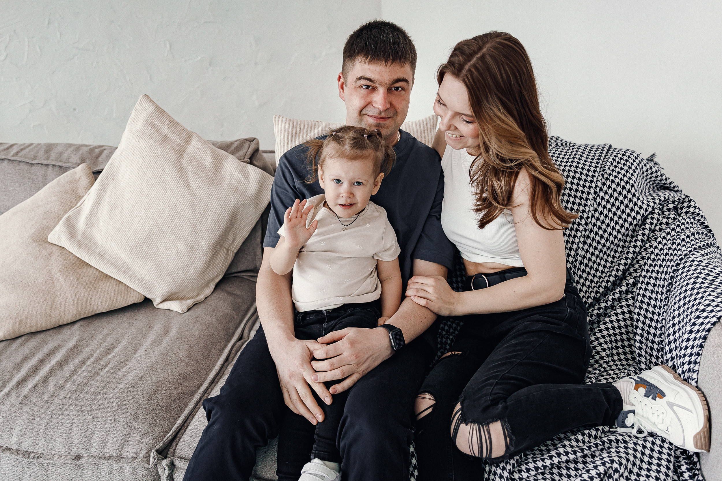 Антон, Юля и Ева. Фотограф Ирина Тимошева г. Киров