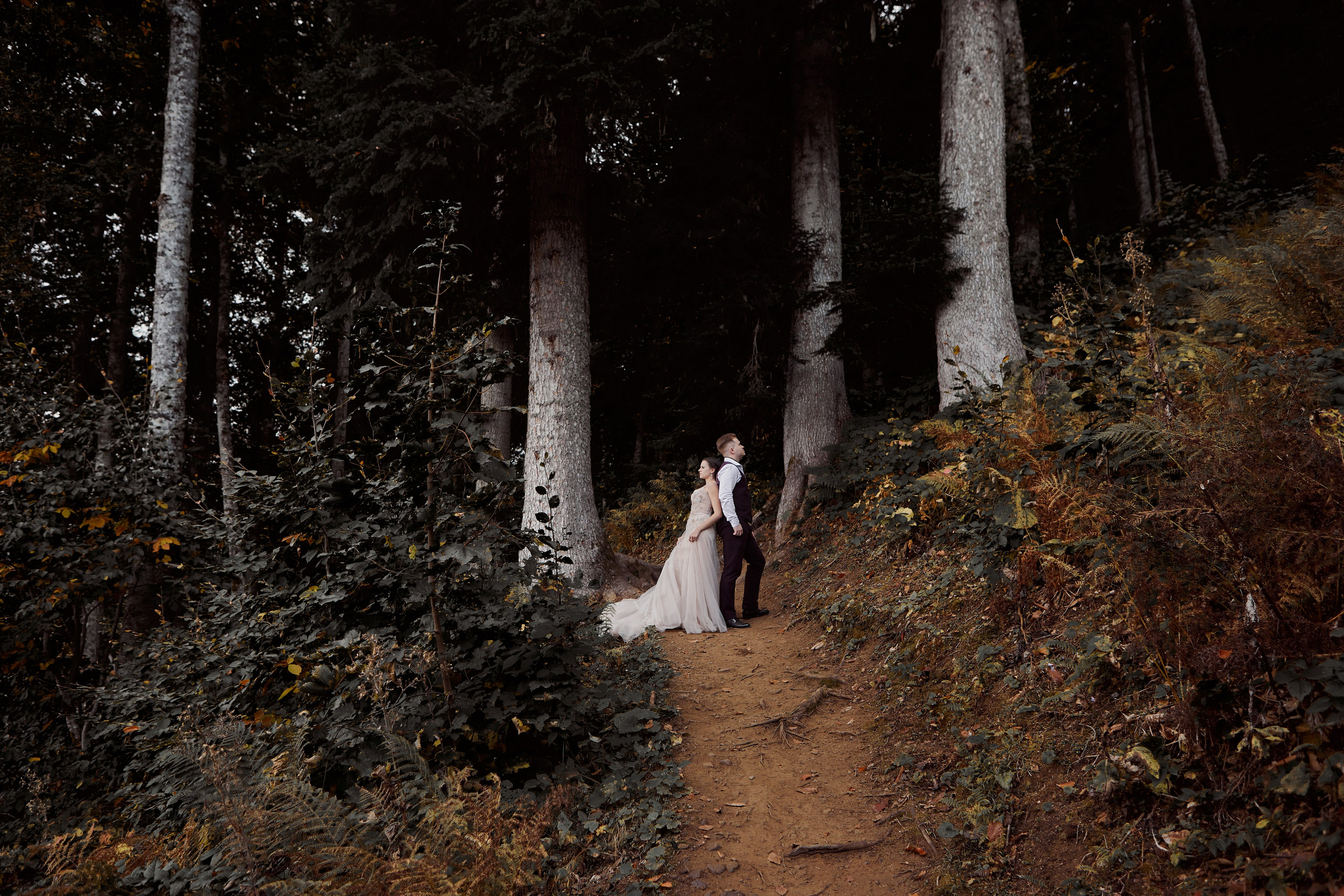 Свадебная фотосессия в горах. Свадебный и семейный фотограф в Сочи-Красной поляне Ларионова Анна